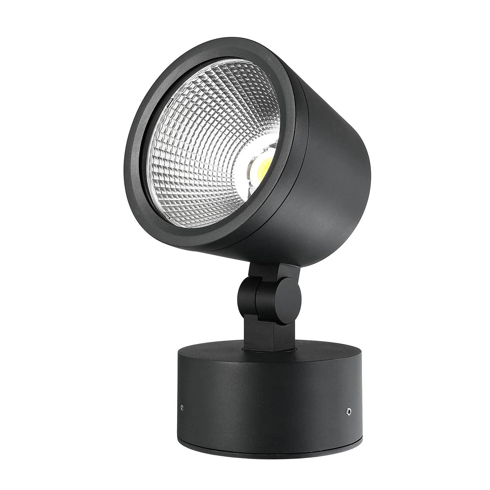 Utomhus LED-spot Colt, aluminium, granitgrå