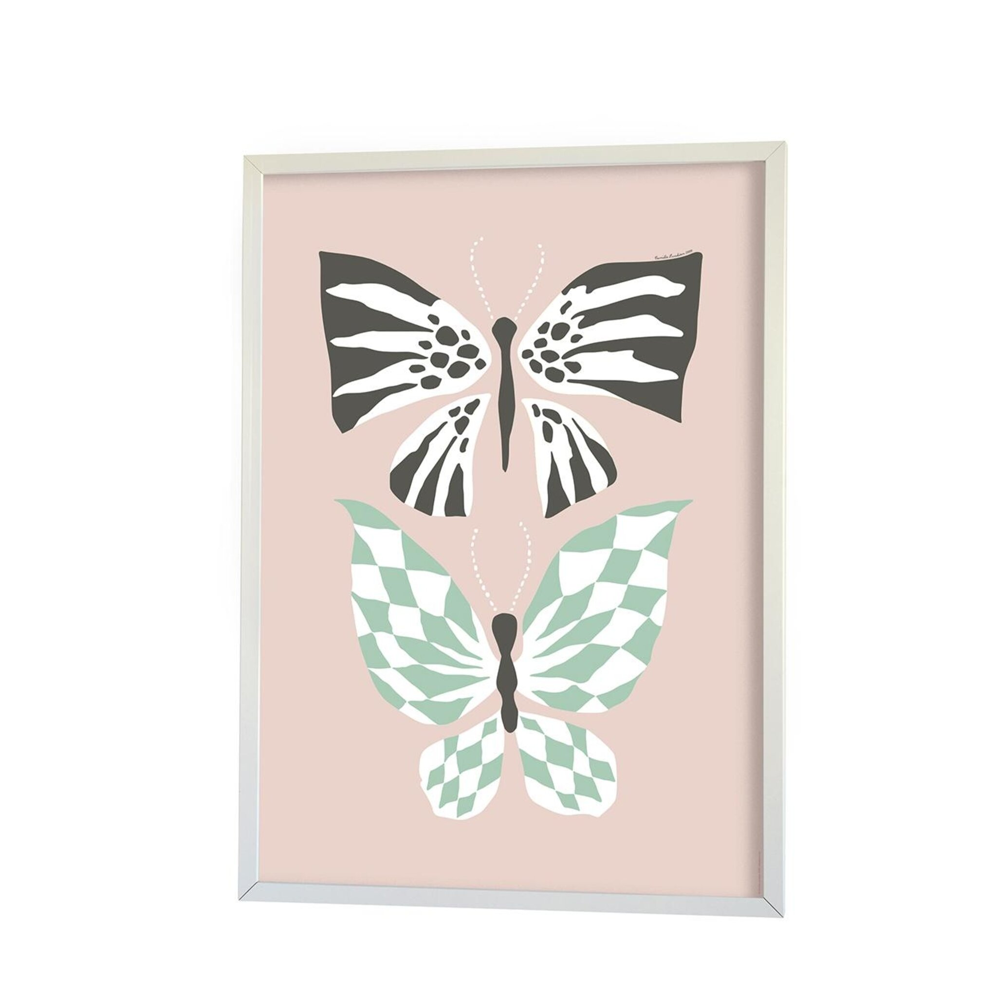 Affisch Butterfly Love 50x70 Cm, 50x70 cm