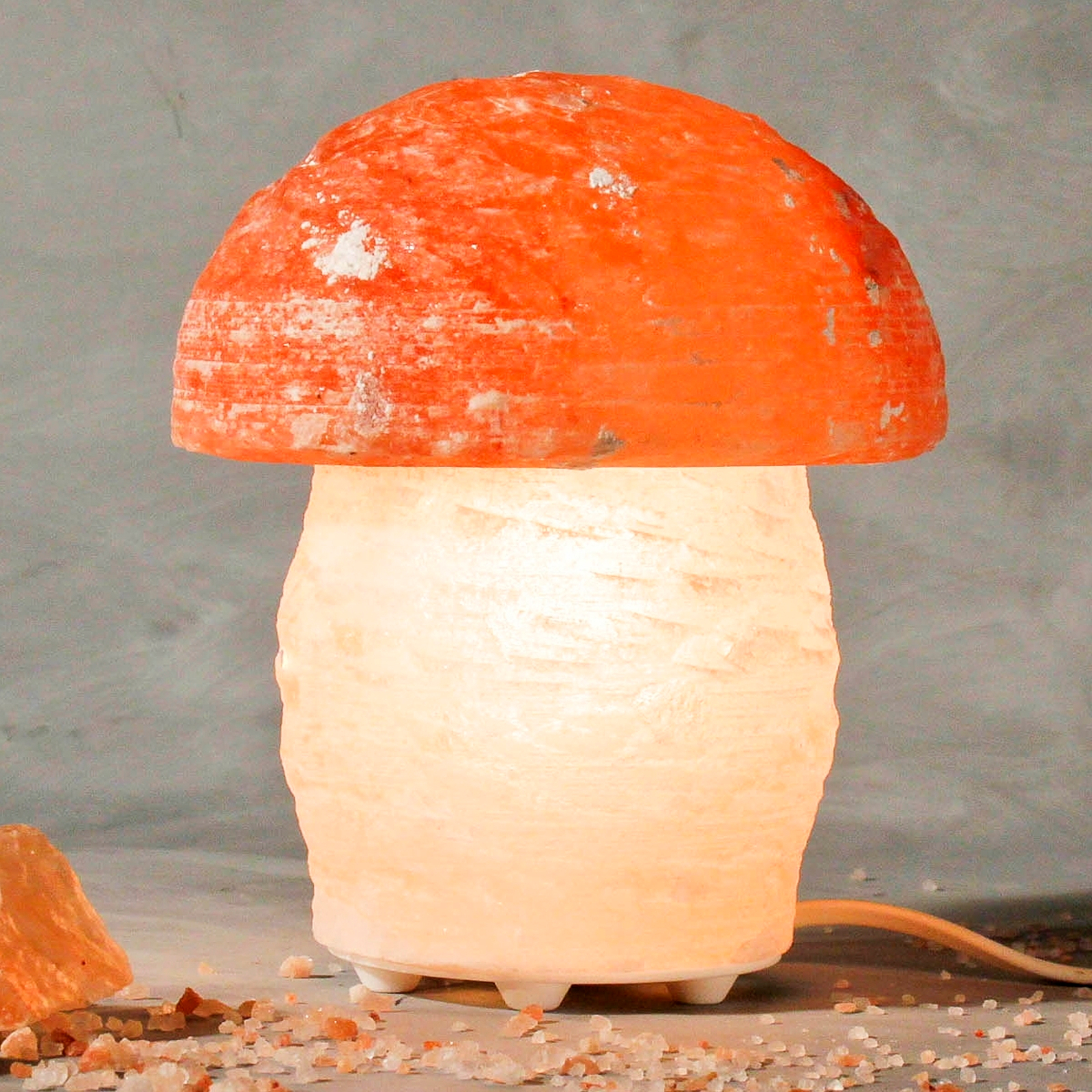 Snygg saltlampa PILZ i svampform
