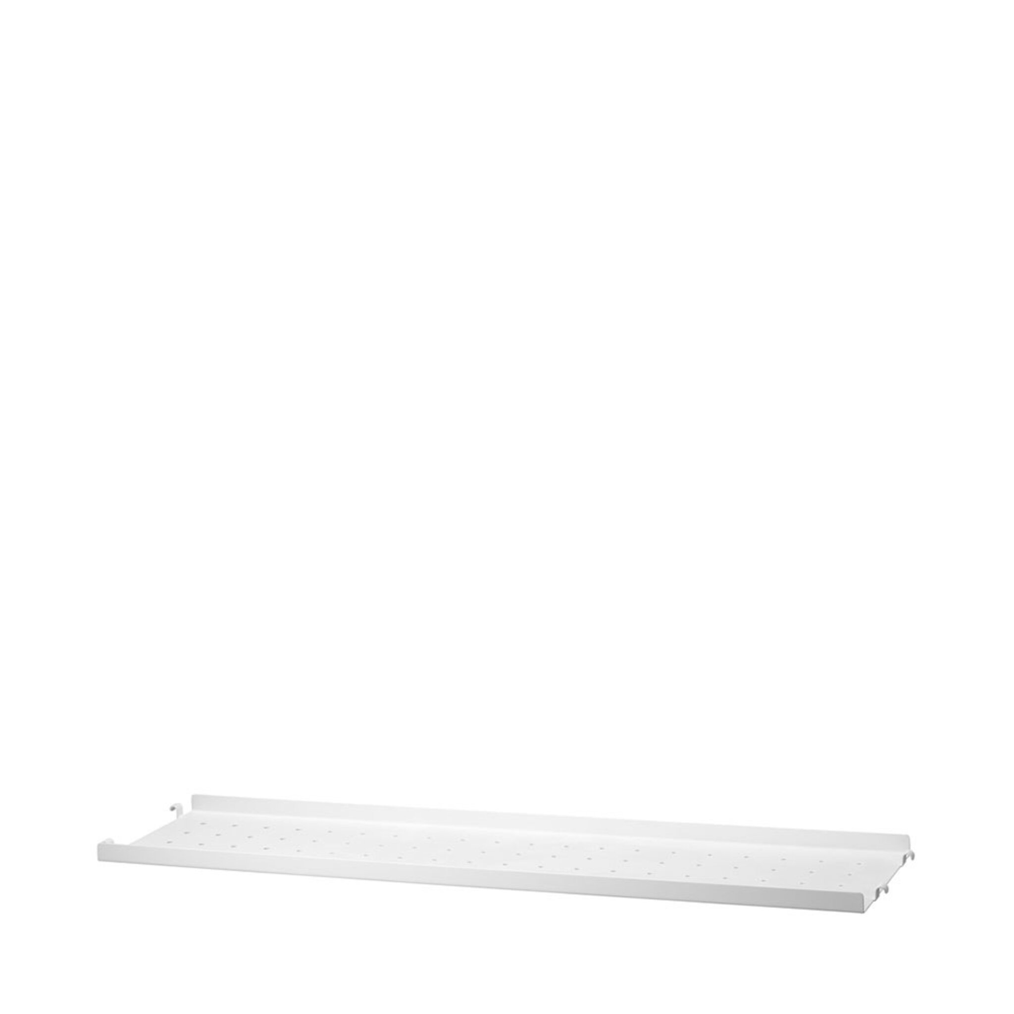 metallhyllplan låg kant b78 x d20 cm