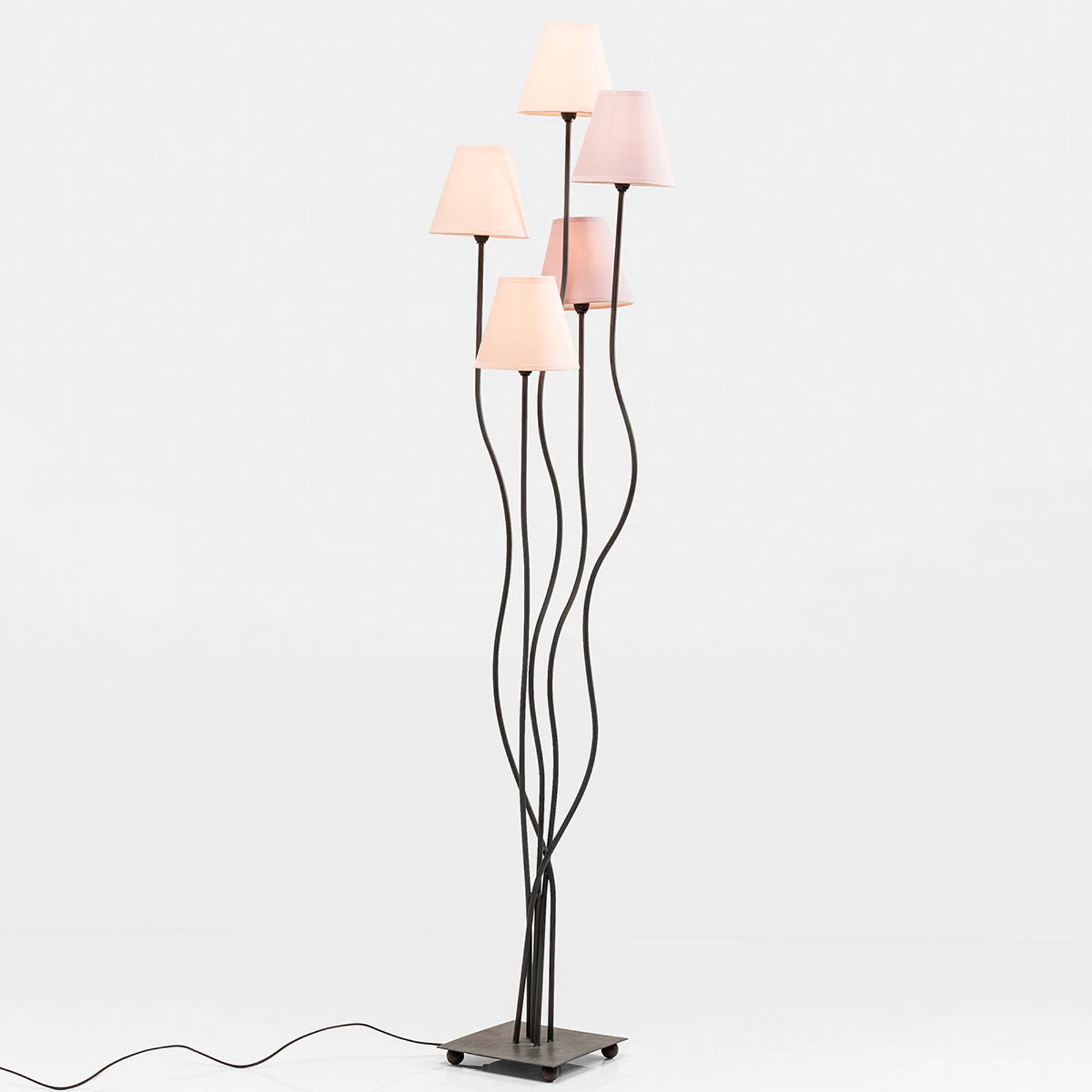 KARE Flexible Berry Cinque – golvlampa, 5 lampor