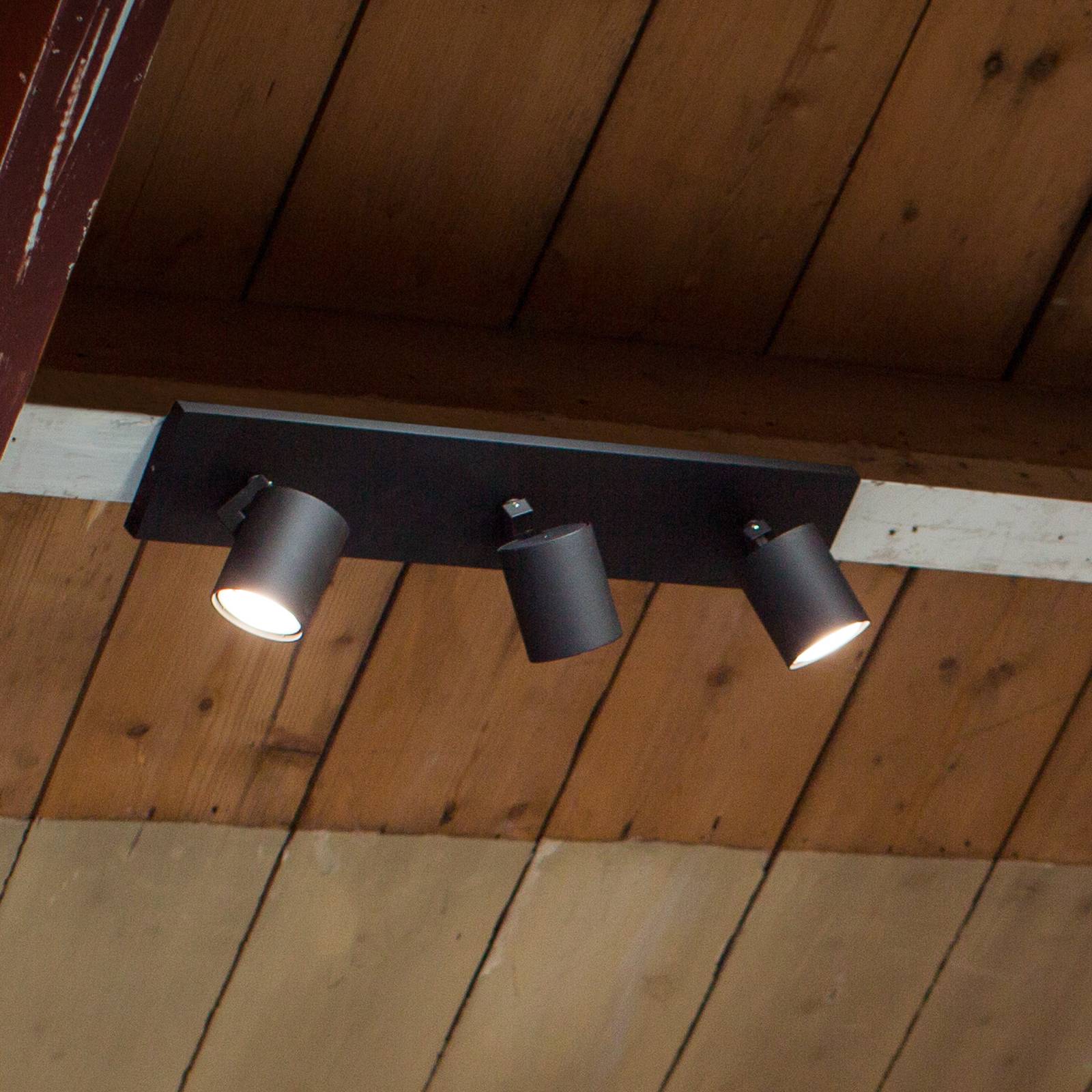 Philips Hue Runner spot 3 lampor svart dimmer