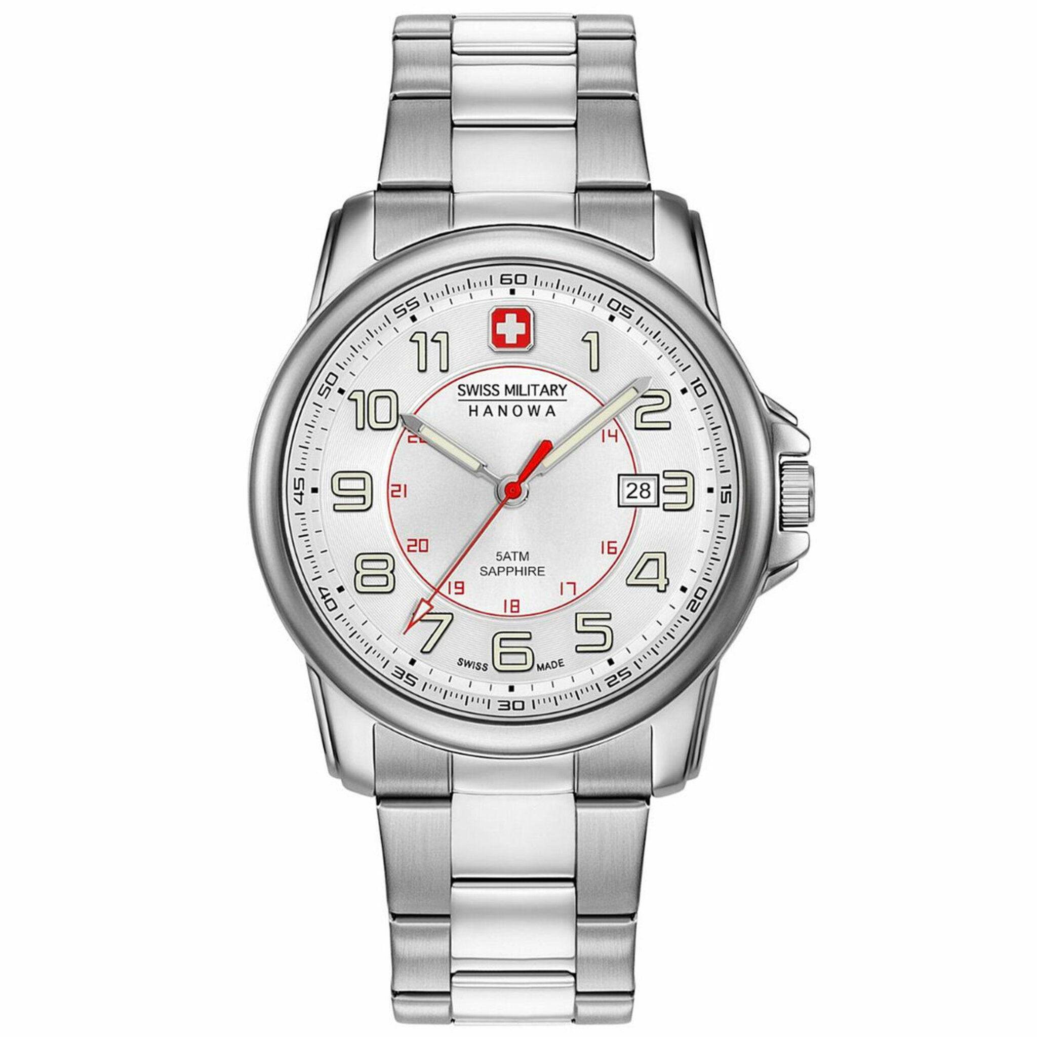 06-5330.04.001, Quartz, 43mm, 5atm, silver
