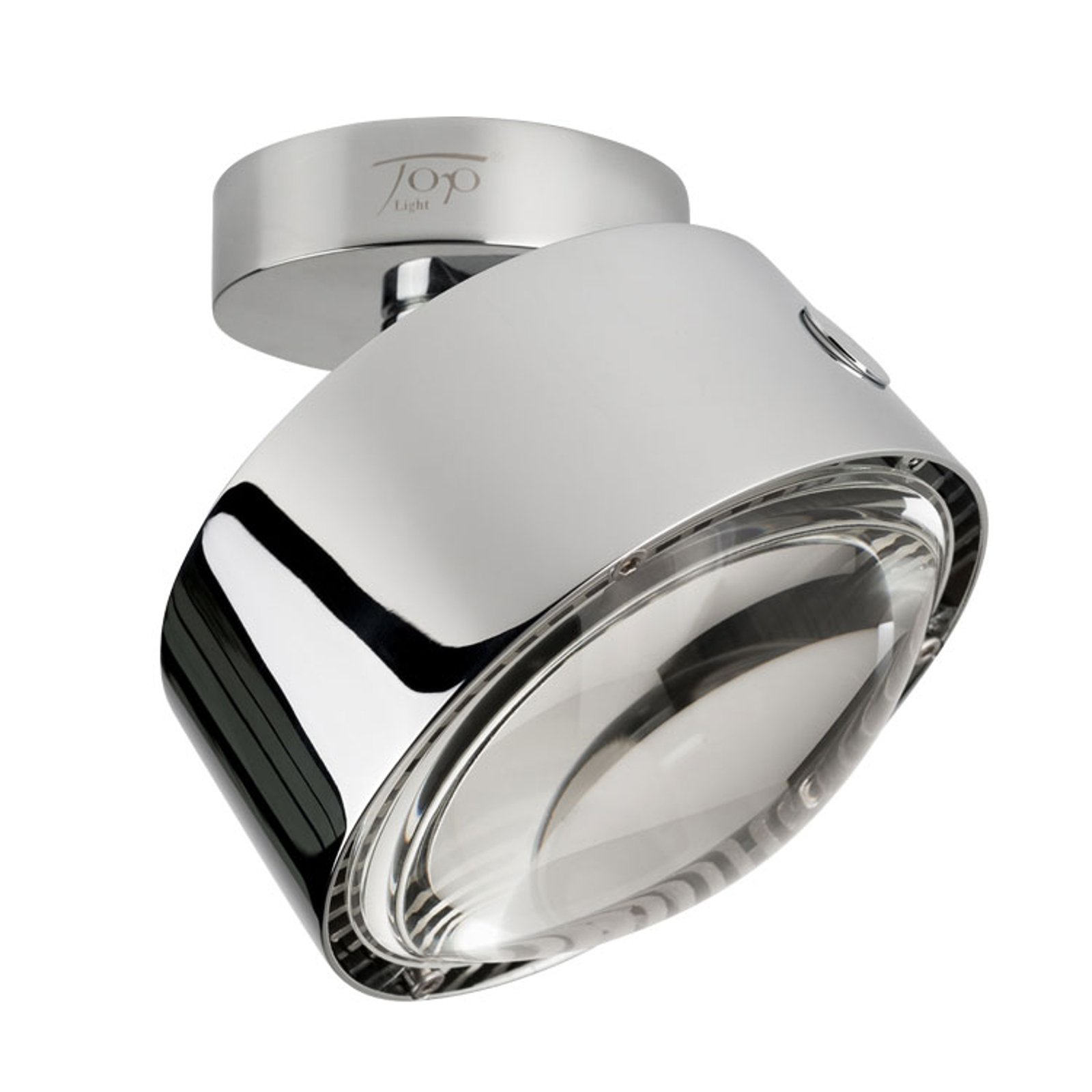 LED-taklampa Puk Maxx Move, krom