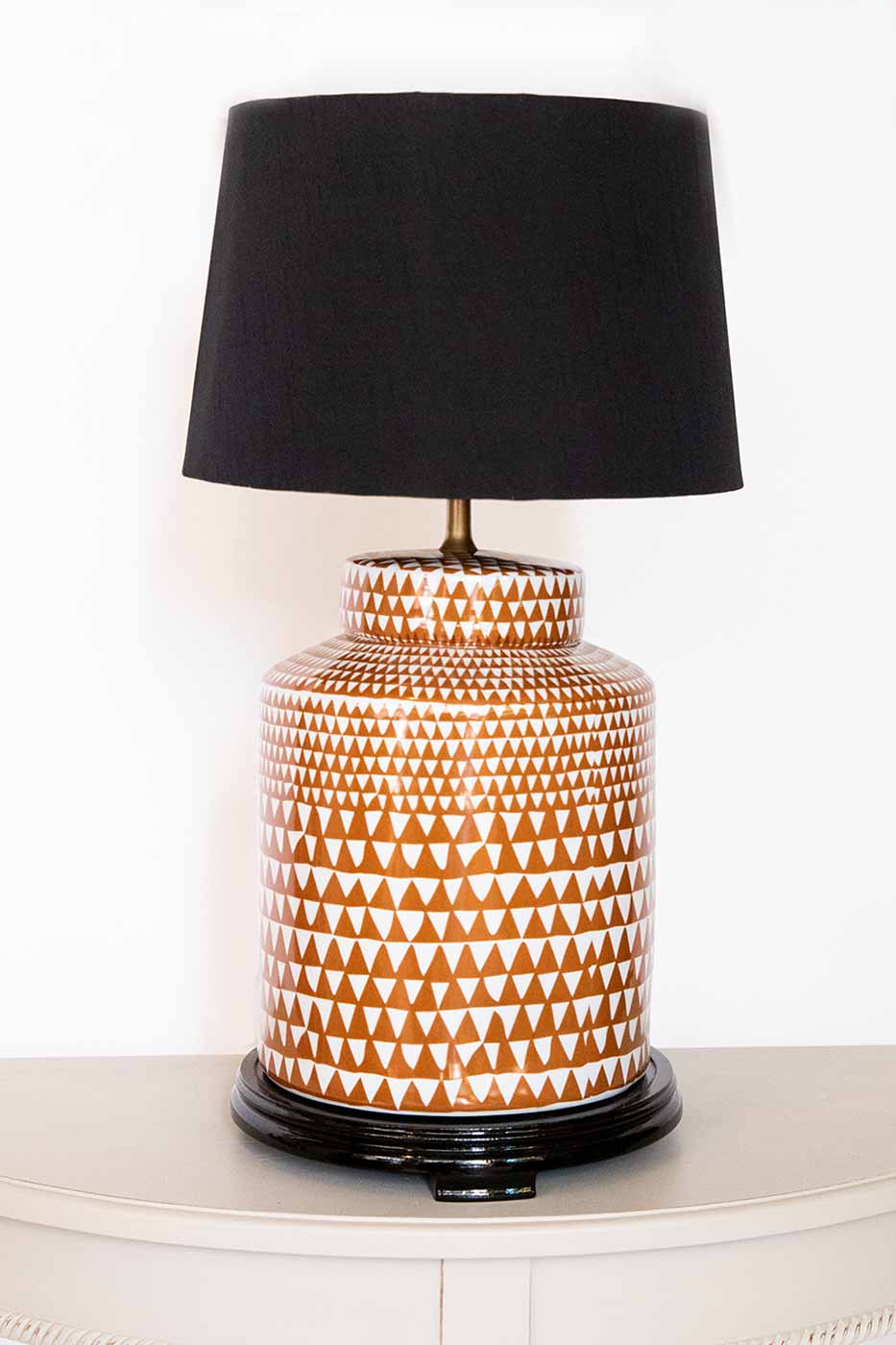 Lampfot Harlekin 40 cm brun