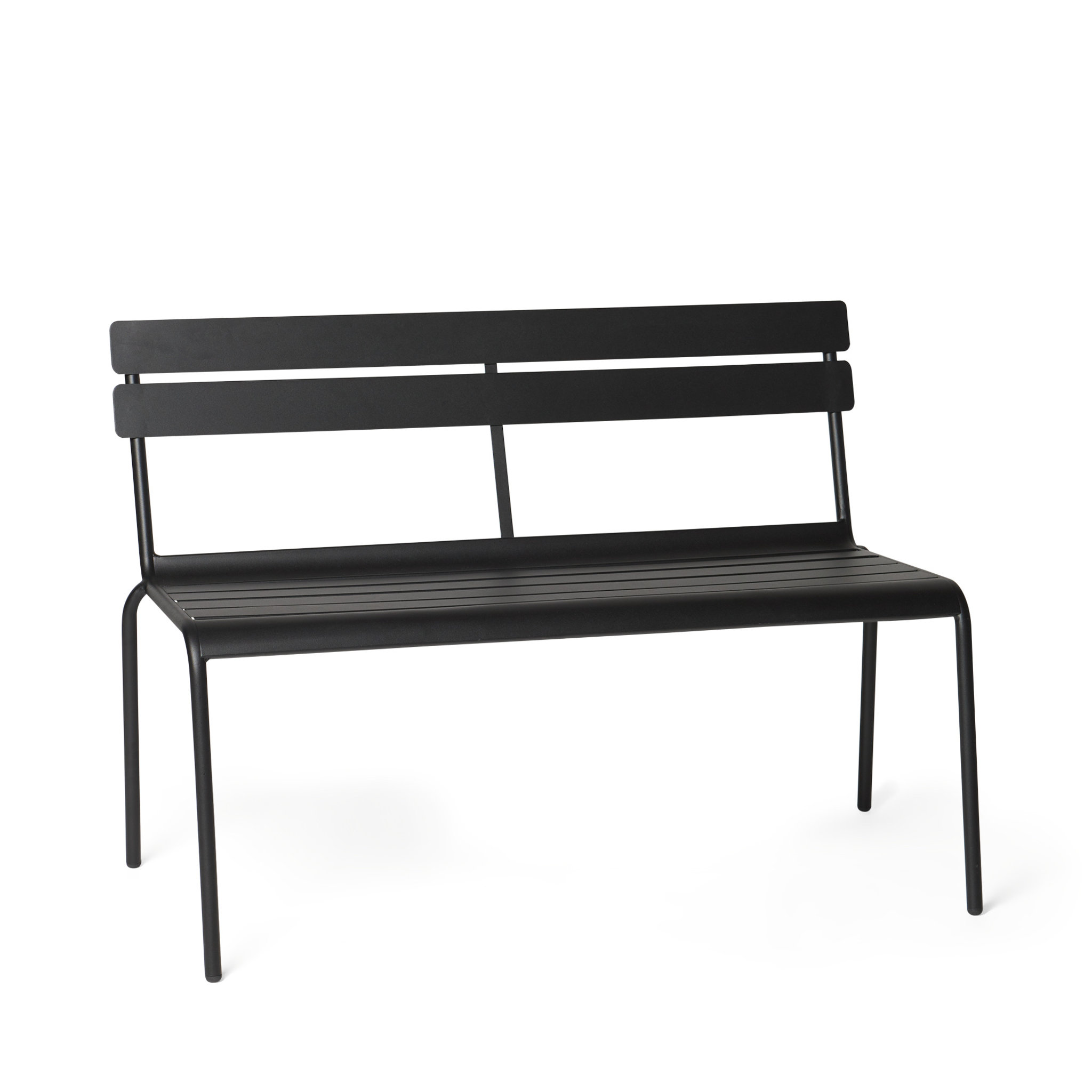 Bänk med ryggstöd