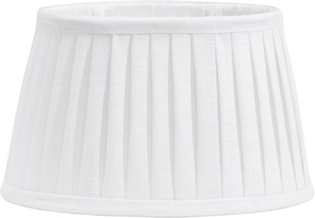 Indi Lampskärm Plissé Vit 30cm