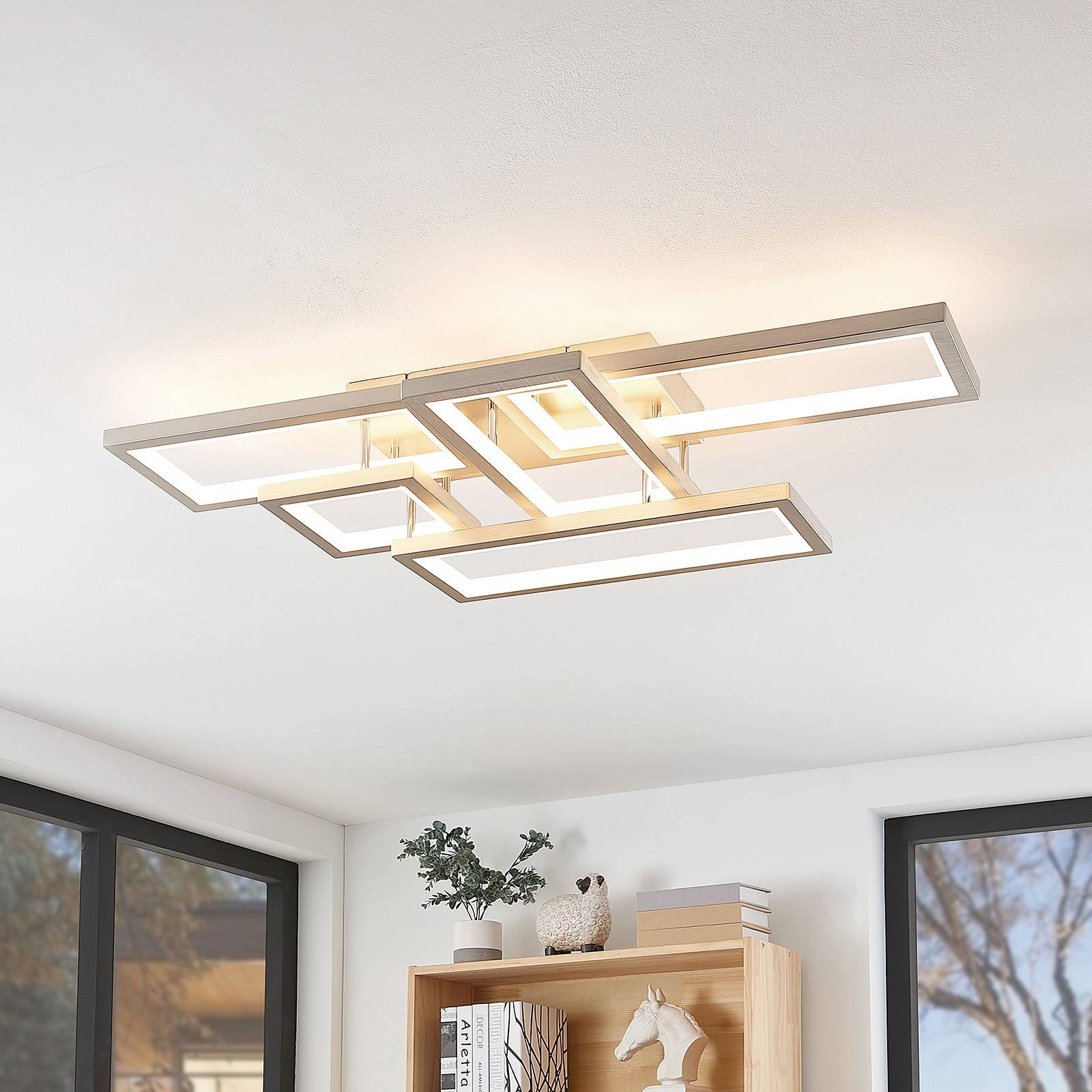 Lucande Avilara LED-taklampa i aluminium, dimbar