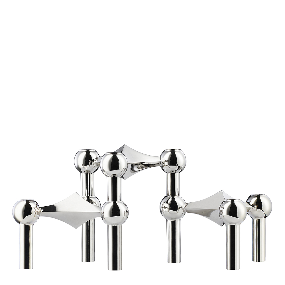 Stoff Nagel - STOFF Nagel Ljusstake 3-pack Krom