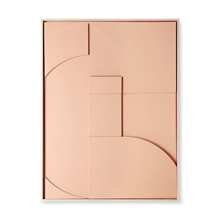 Relief art Inramad XL Peach