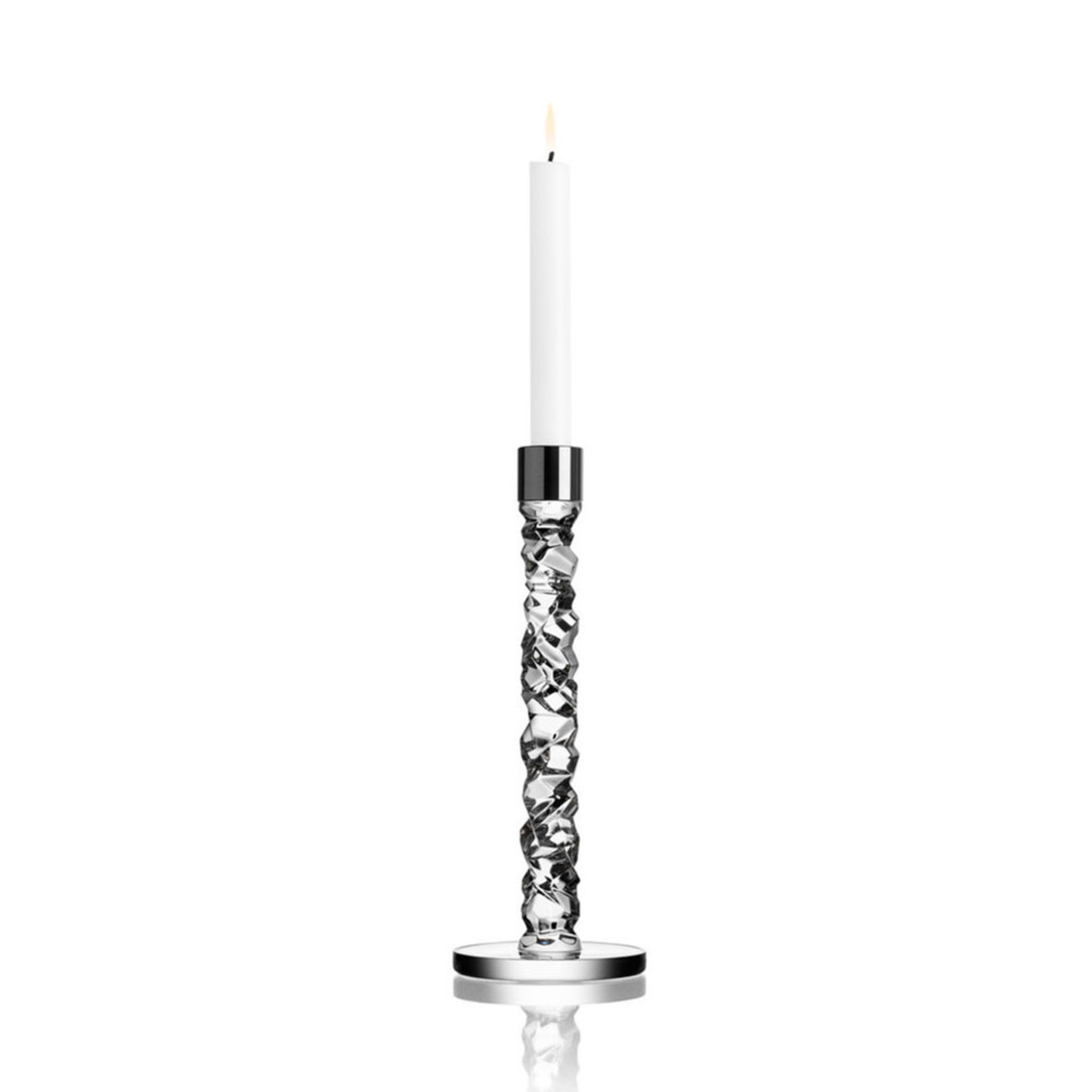 Ljusstake, Carat Stål, 29,7 cm