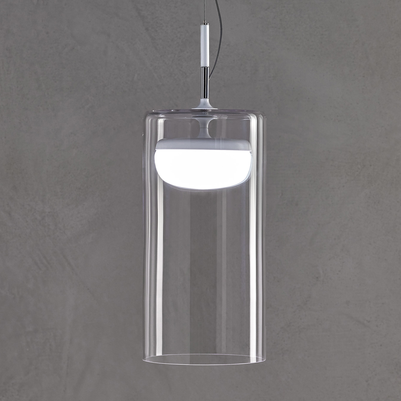 Prandina Diver LED-hänglampa S3 2 700 K vit