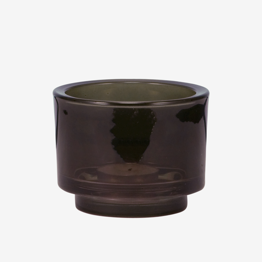 Ljushållare Glas Mörkbrun