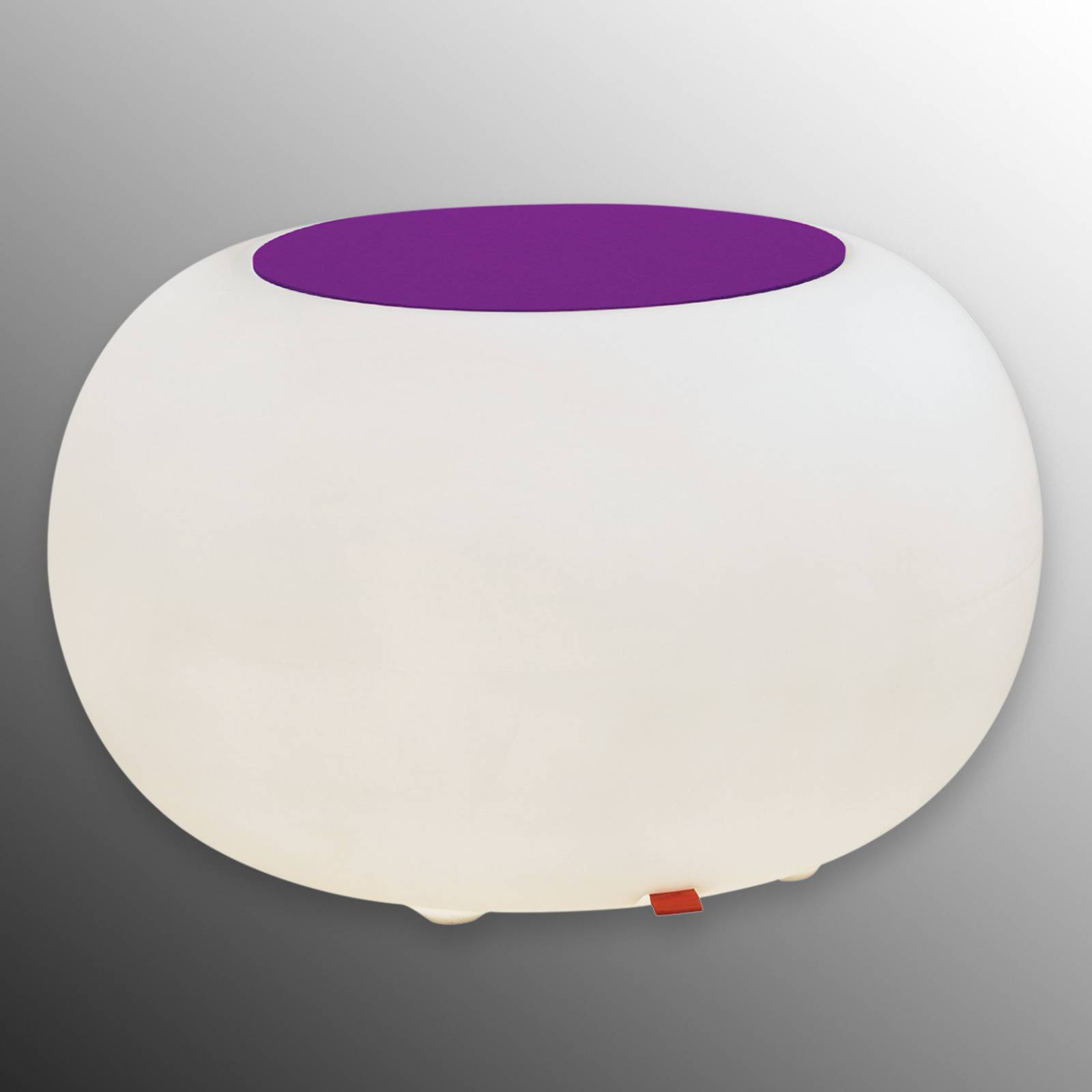 Bord BUBBLE Indoor LED-ljus vit + violett filt