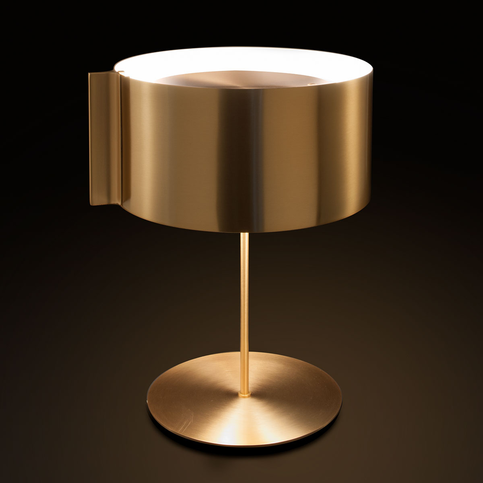 Oluce Switch - designerbordslampa i guld