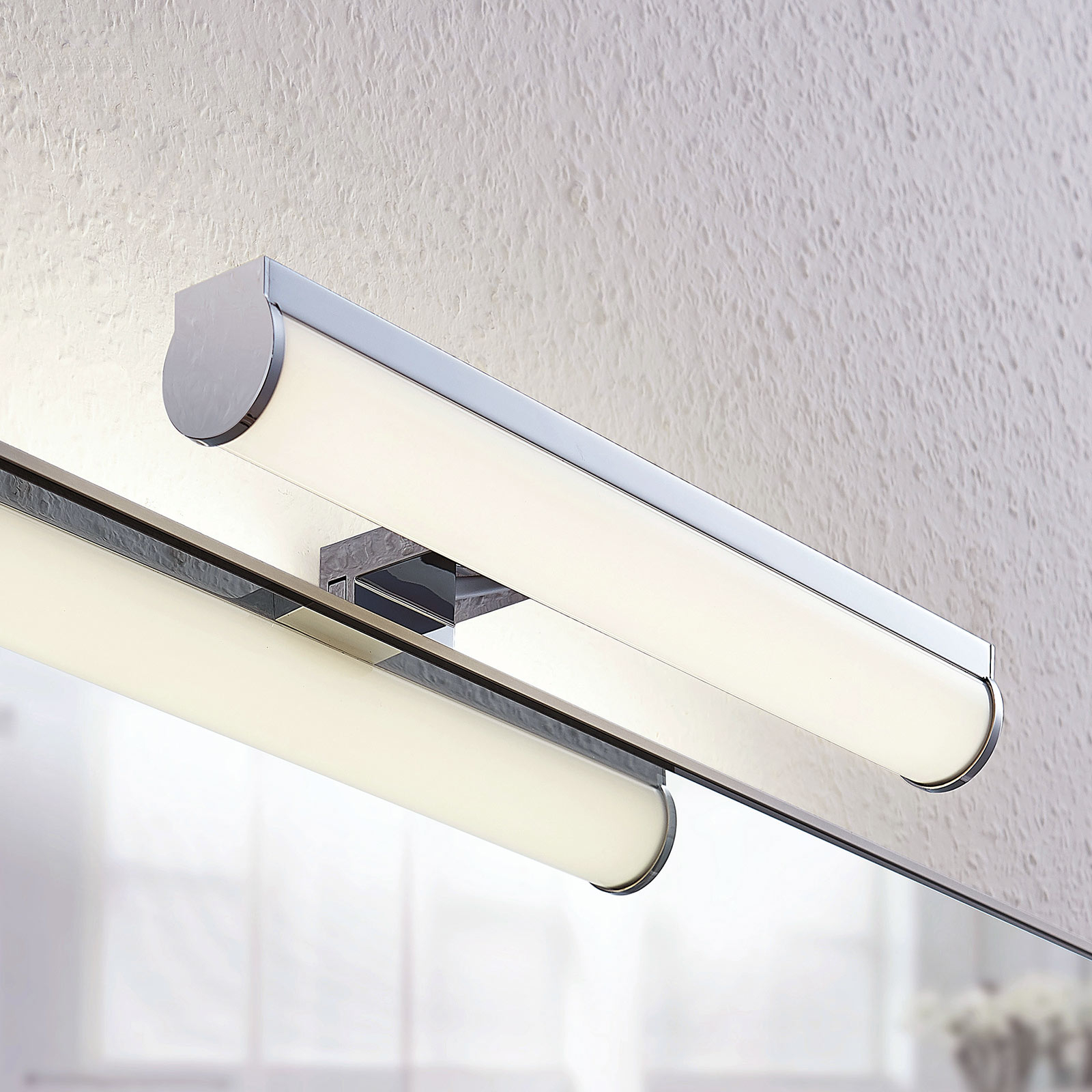LED--spegellampa til bad Irmena, 30 cm