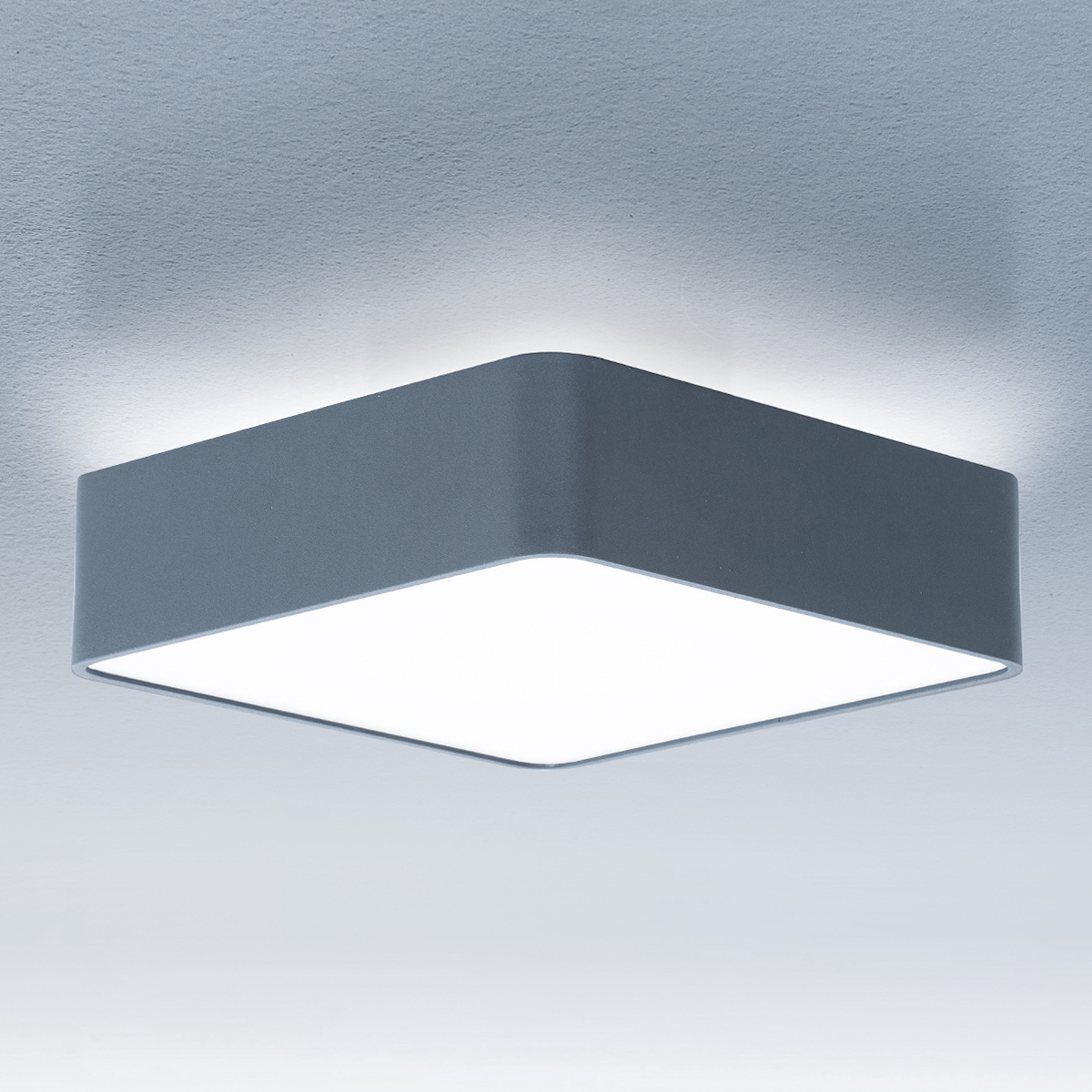 Kvadratisk LED-taklampa Caleo-X2 31,4 cm
