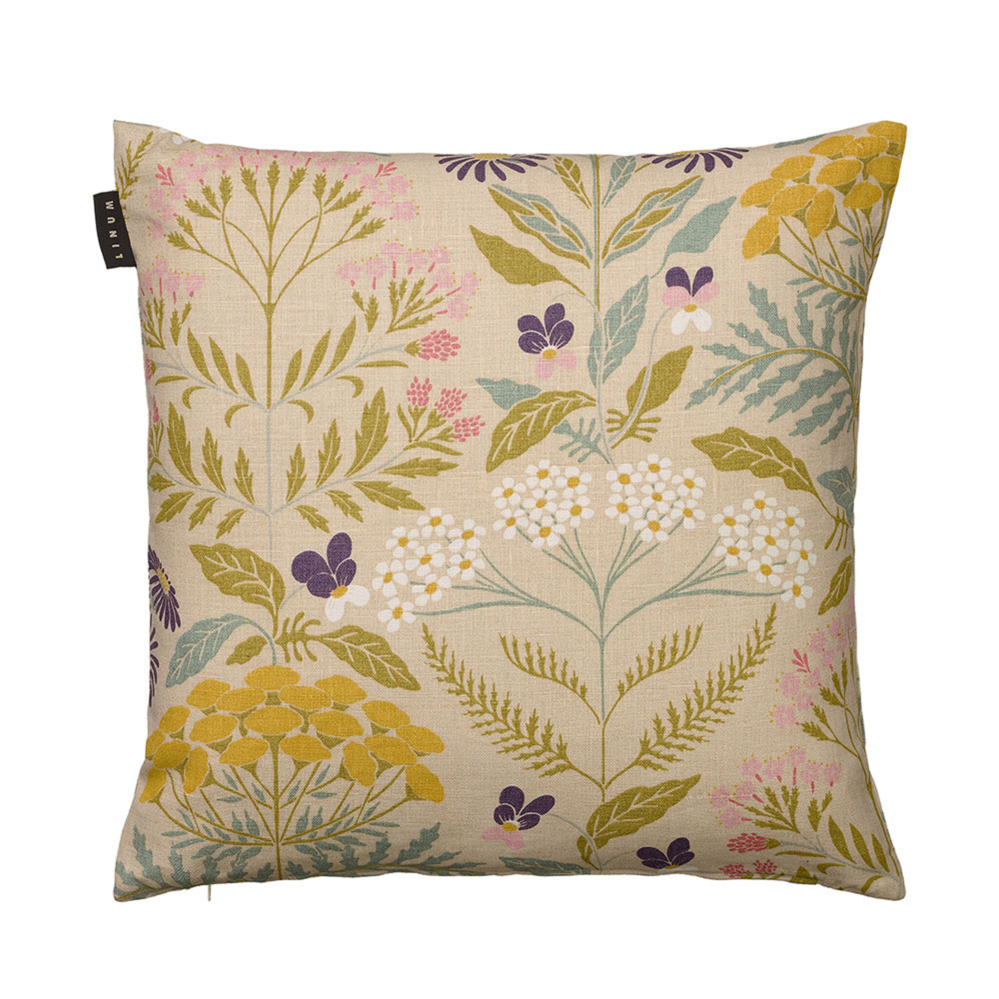 Kuddfodral Midsummer, 50x50 cm, gräddig beige, 50X50