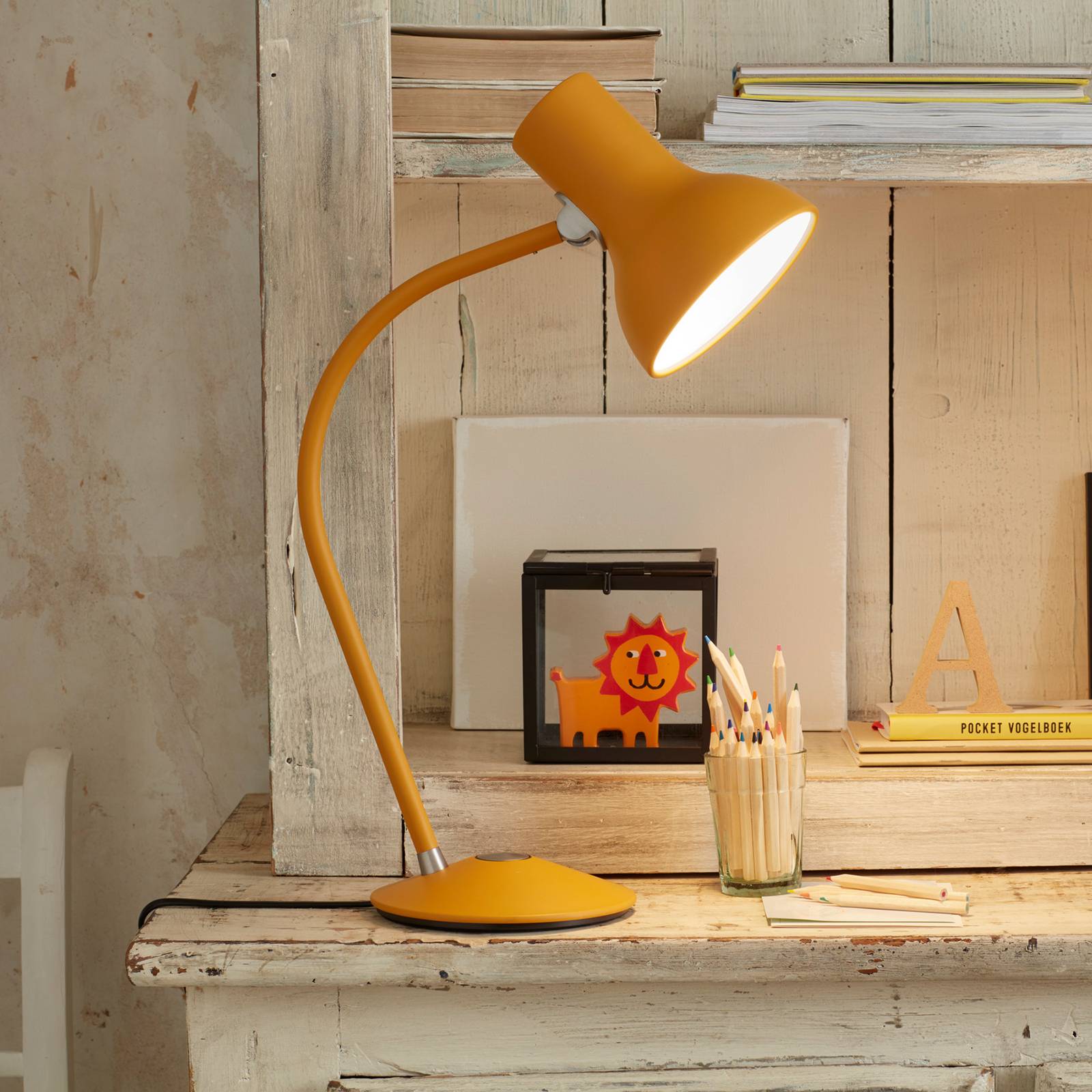 Anglepoise Type 75 Mini bordslampa, gurkmejaguld