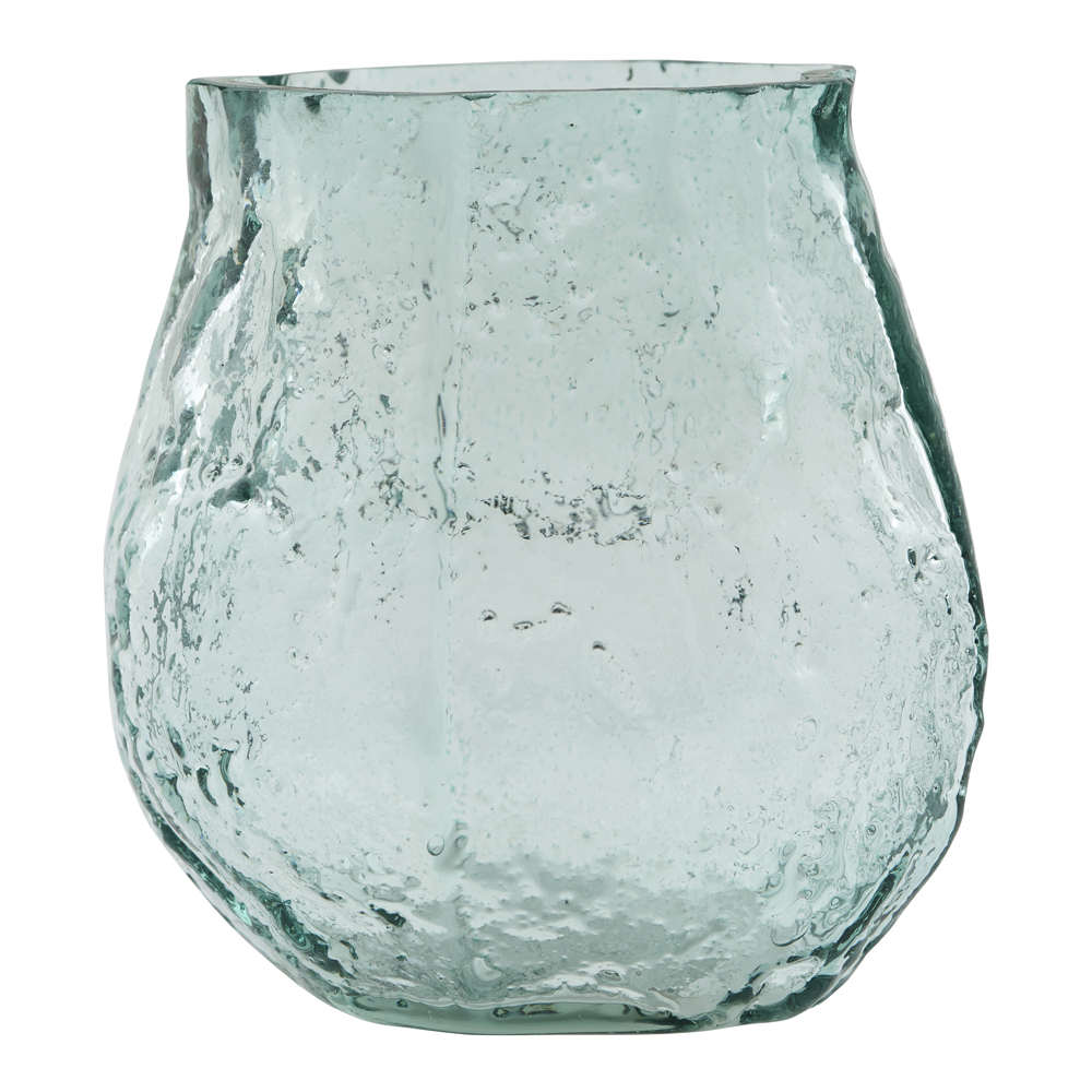 House Doctor - Moun Vas Glas 9,5 cm Ljusblå