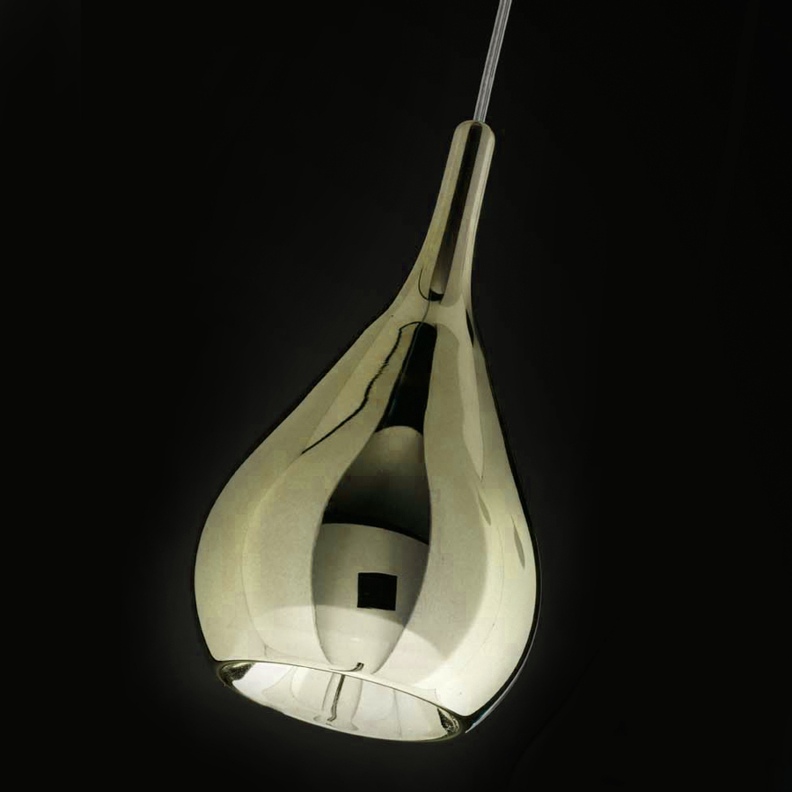 Speciell taklampa Gocce guld