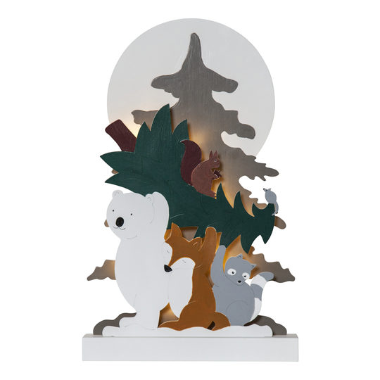 Star Trading - Forest Friends Bordsdekoration 45 cm Multi