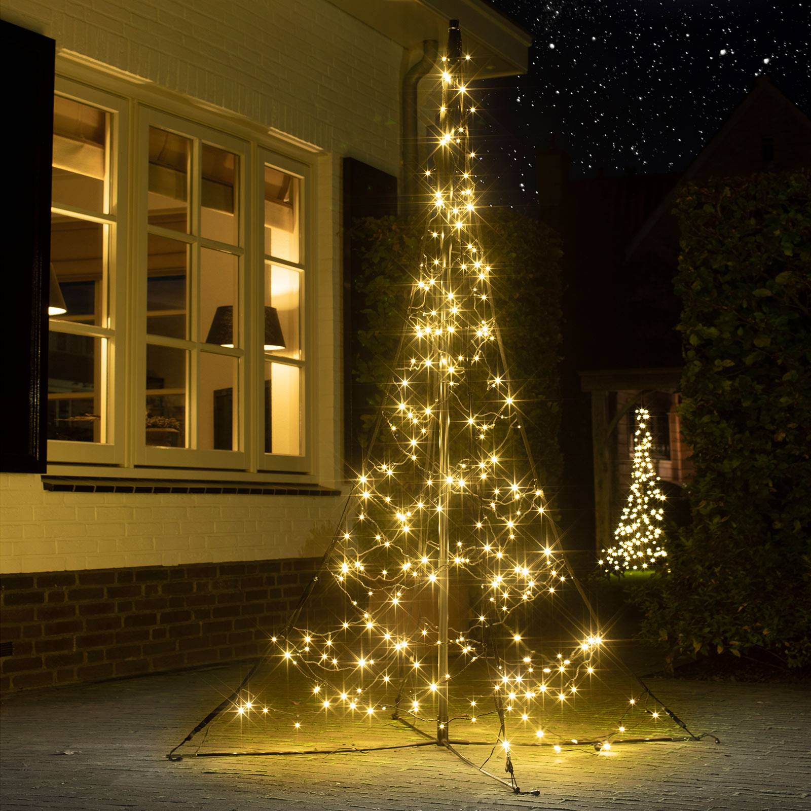 Fairybell julgran med stolpe, 240 LED 200 cm