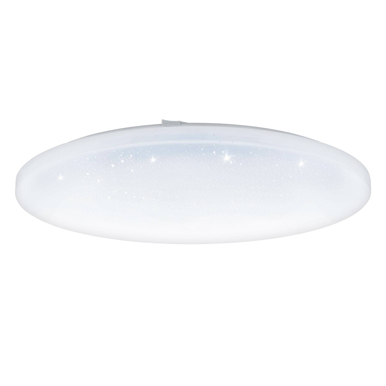 LED-taklampa Francia med kristalleffekt, rund