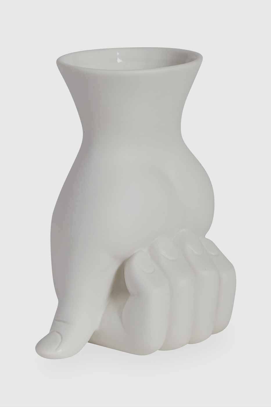 Vas Marcel hand vit