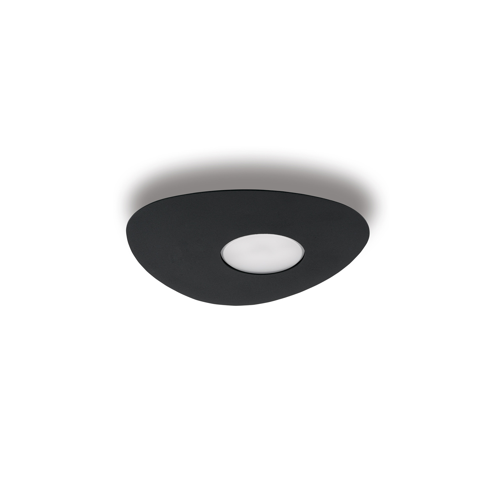Taklampa Organic, 1 lampa, svart