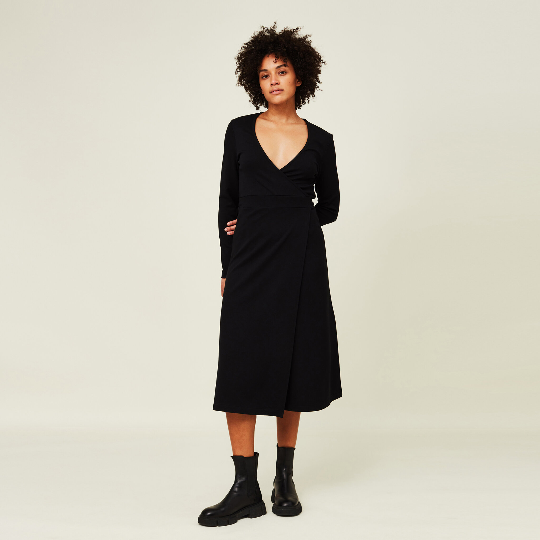 Elle Interlock Wrap Dress