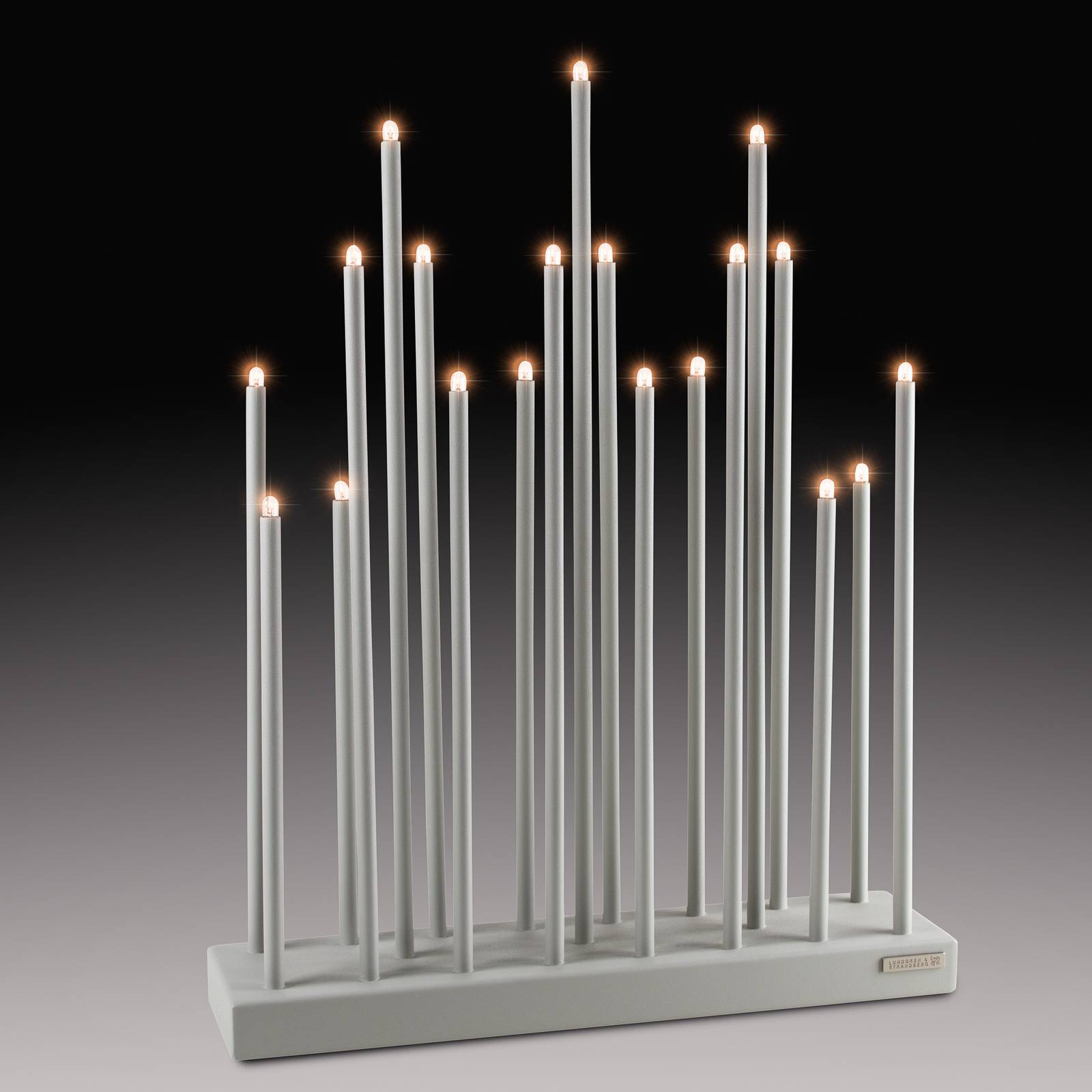By Rydéns Elflugan ljusstake, dimmer, grå