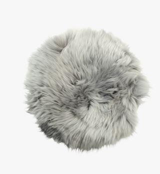 Longwool sittunderlag grå