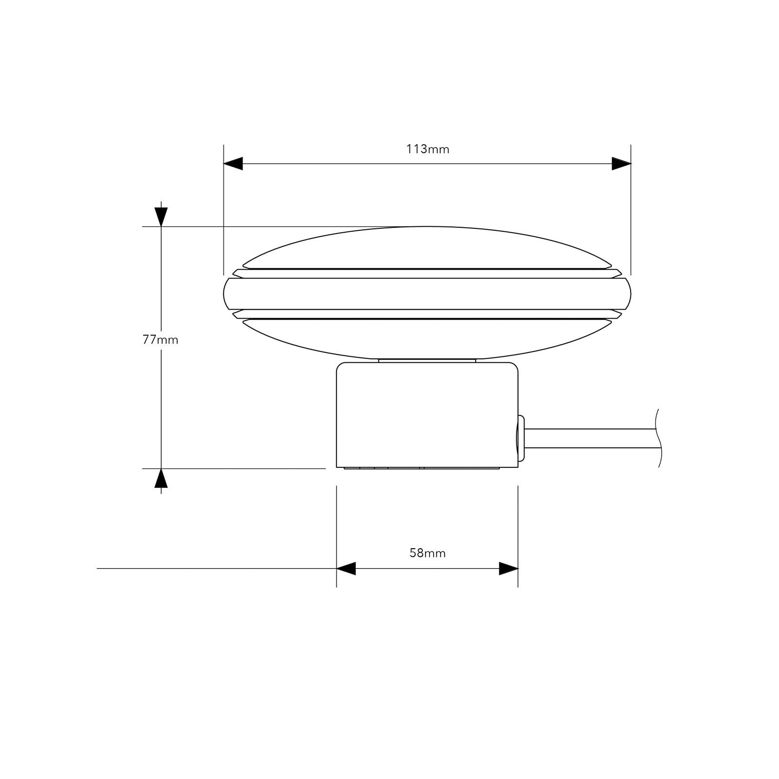 Shade ØS1 Mini ringar mässing kabel svart Node