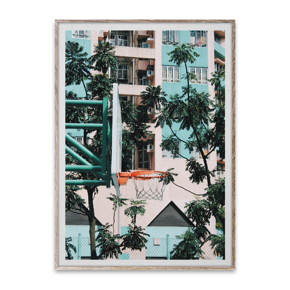 Paper Collective Poster Cities of Basketball 01 30x40 cm