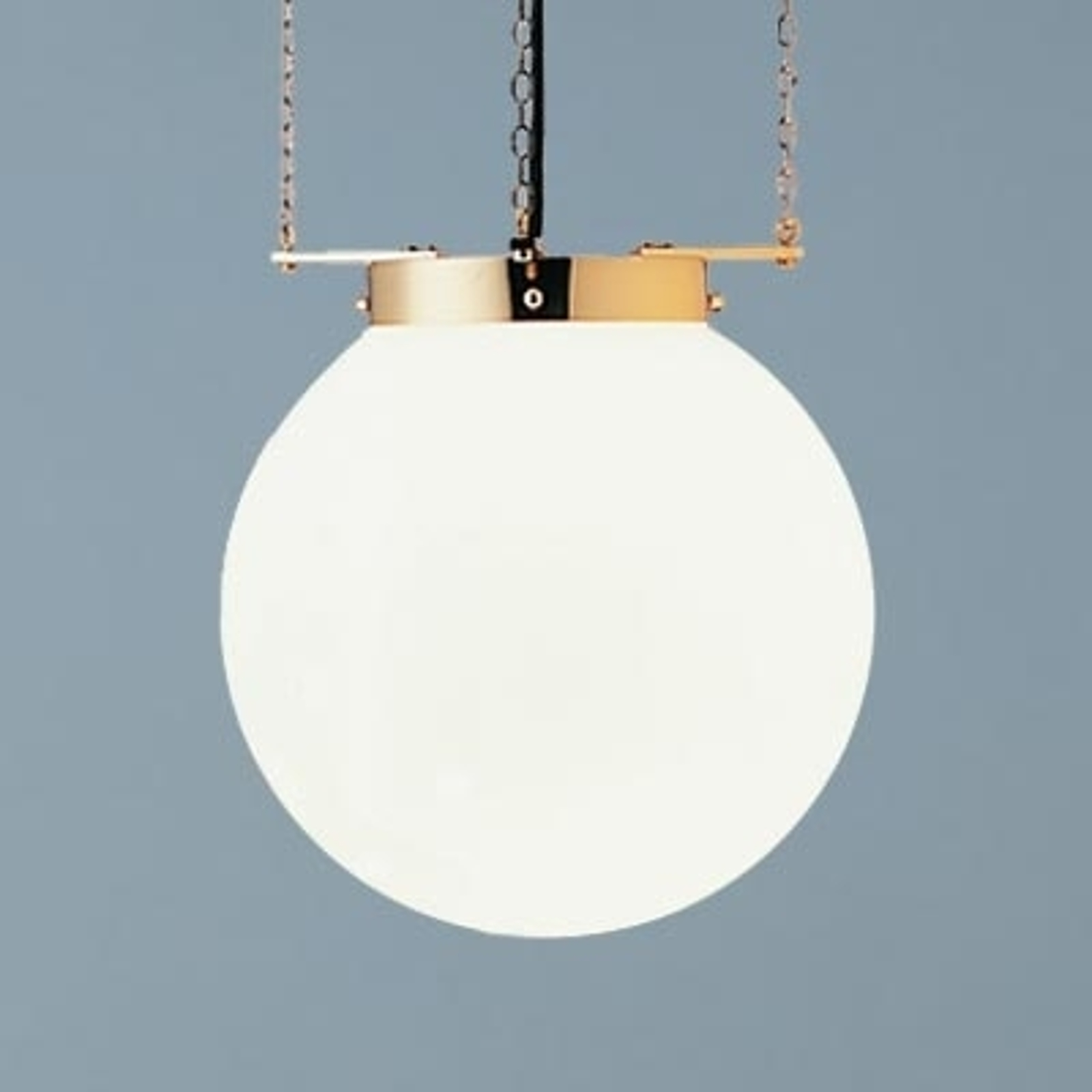 Hänglampa i Bauhaus-stil, mässing 25 cm