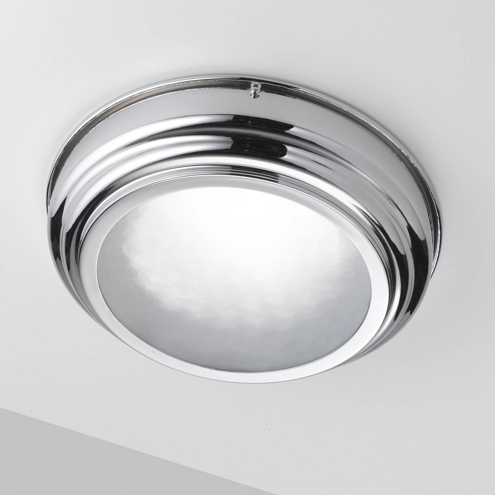 Scirocco - förkromad LED-taklampa
