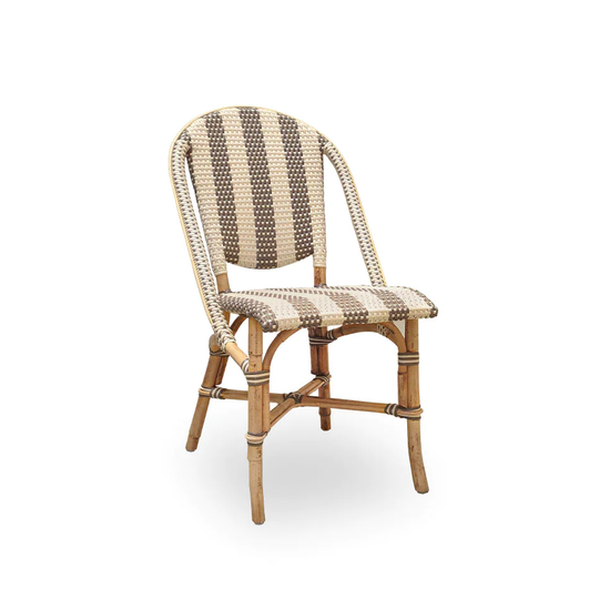 Sofie Side Chair randig Cappuccino Sika-design