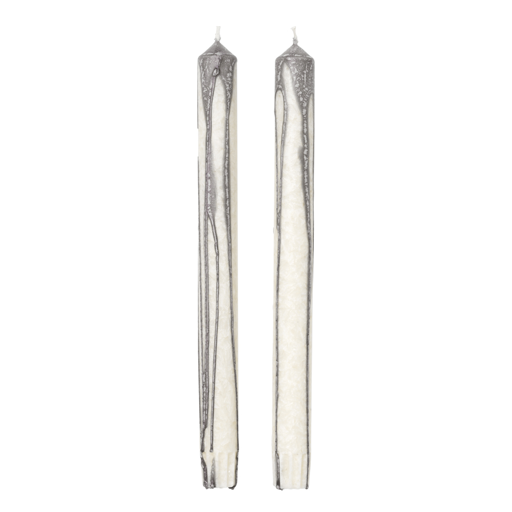 Ferm Living - Duo Candle Ljus 26 cm 2-pack Warm Grey