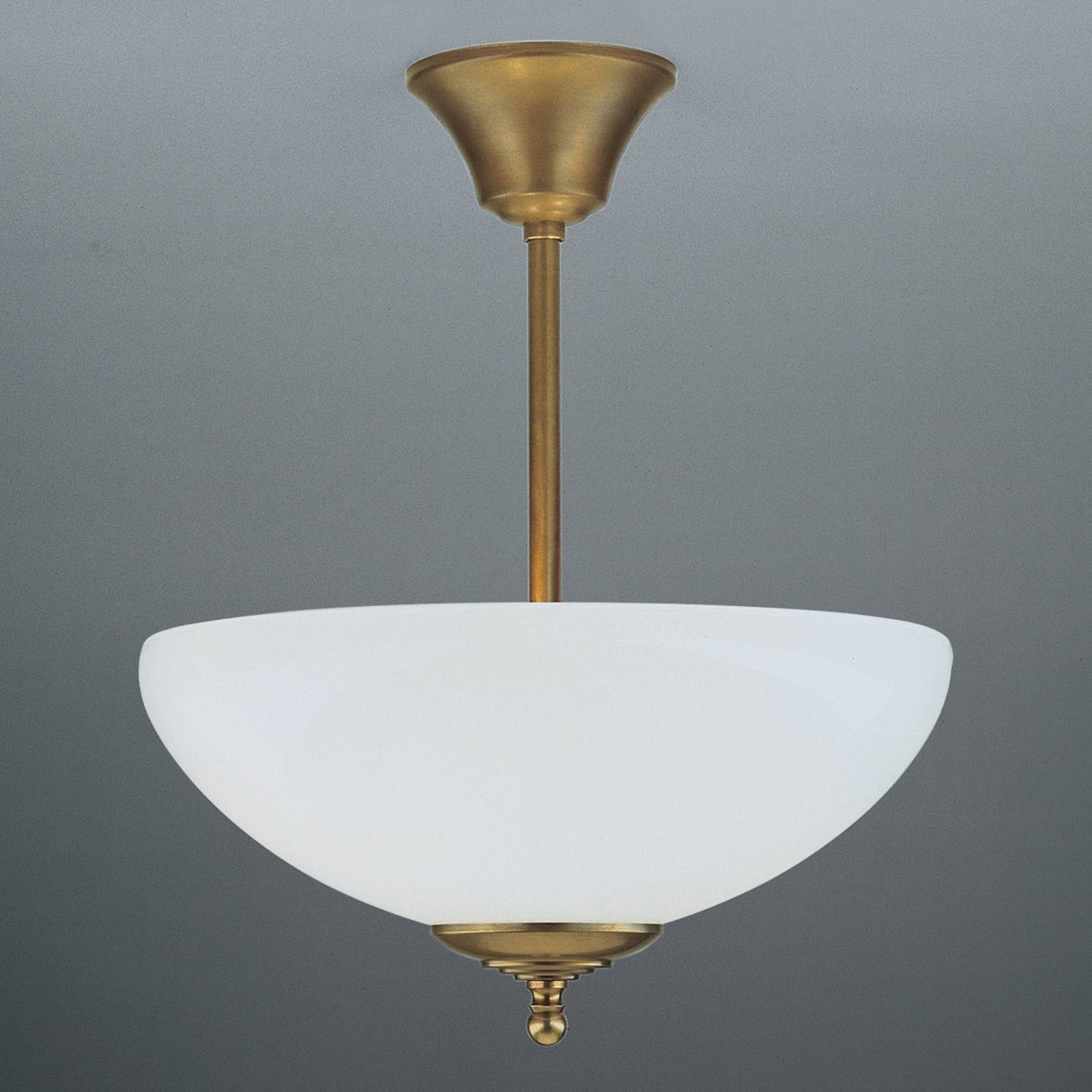 Handtillverkad plafondlampa ANNI, mässing