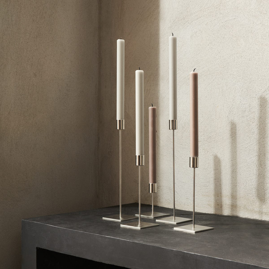 Ljusstake Rostfritt Stål 10cm