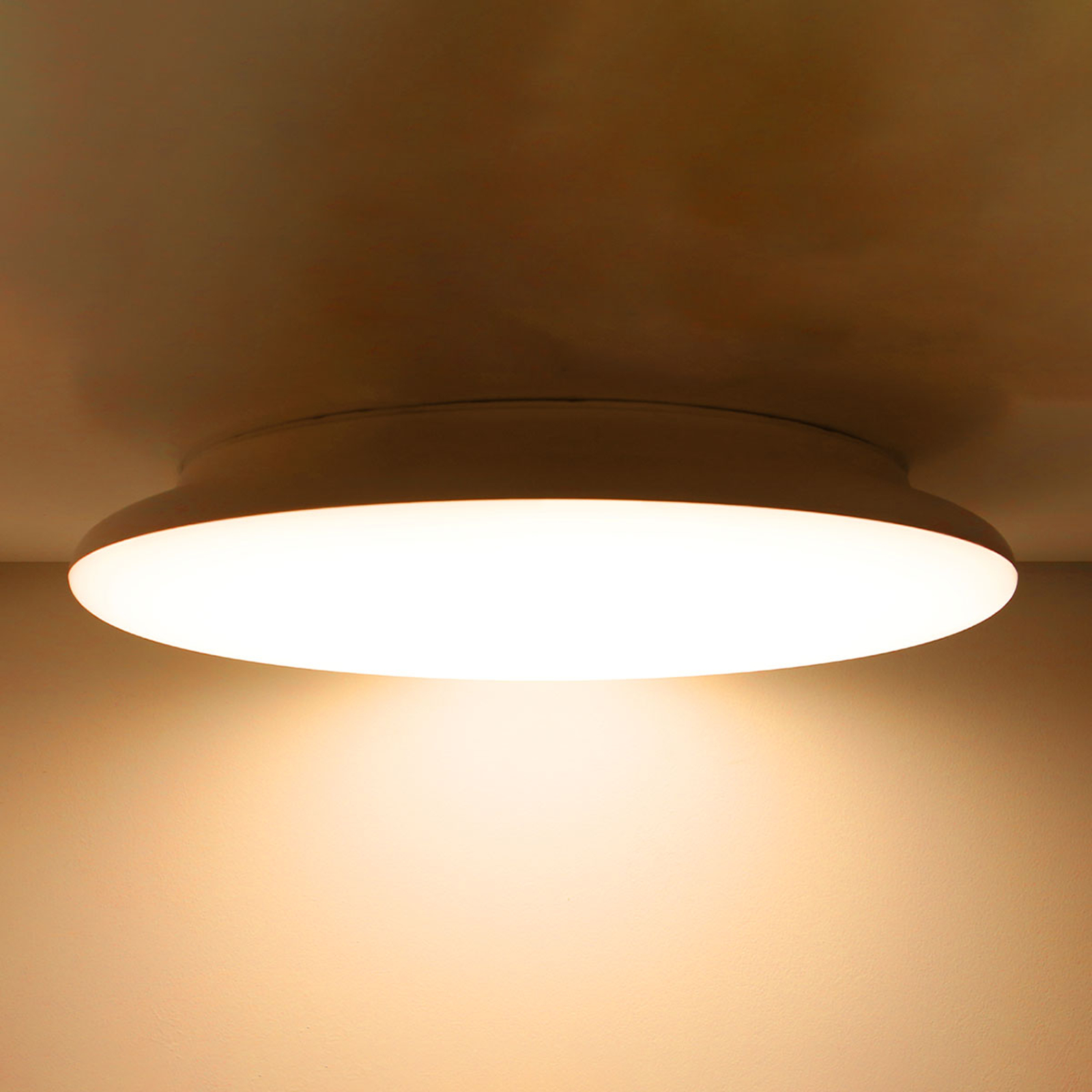 SLC LED-taklampa dimbar IP54 Ø 30 cm 3 000 K