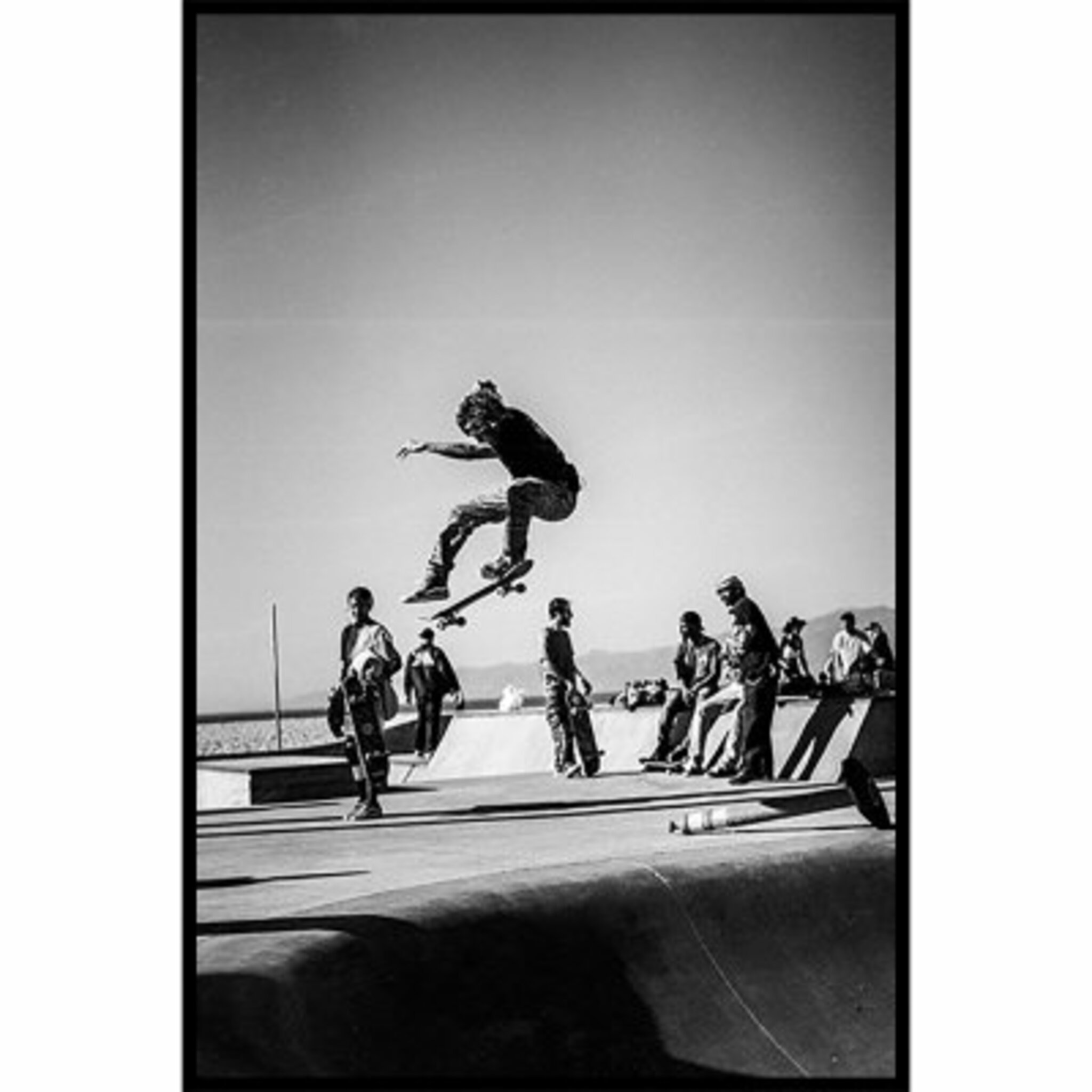 Santa Monica Beach Skater Poster Ii