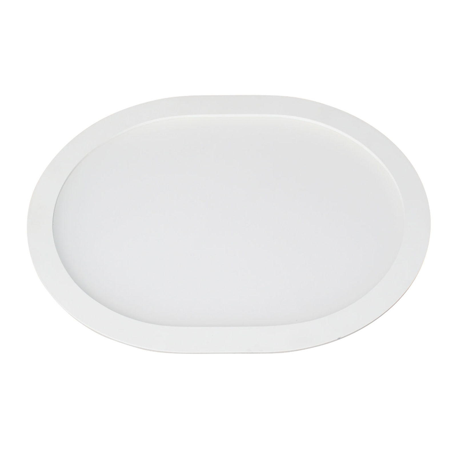 LED-inbyggnadspanel Ovale 3 000 K, 26 cm x 21,6 cm