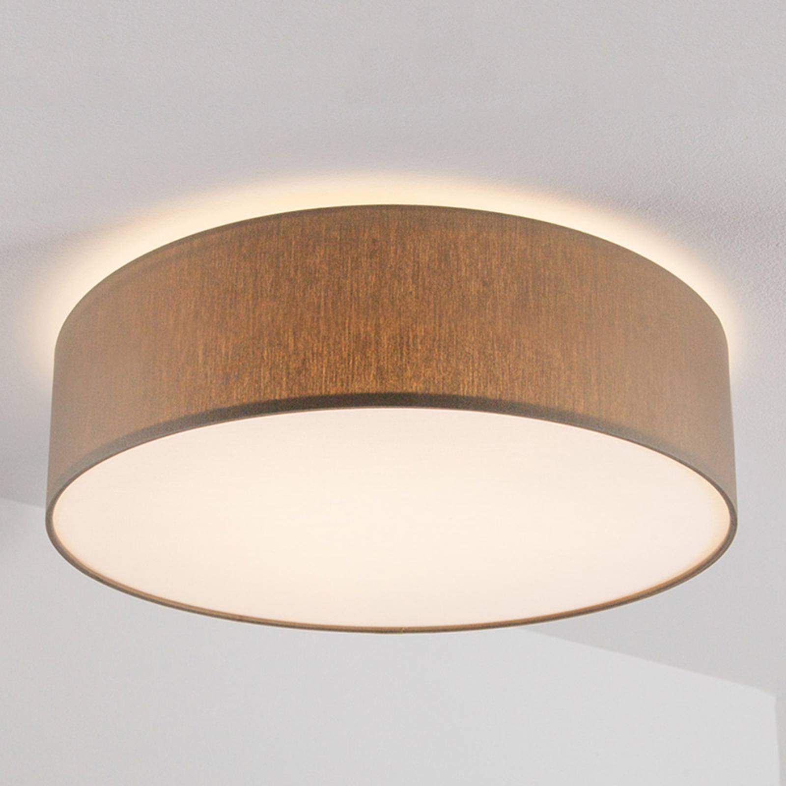 Gråbrun taklampa Maria. 60 cm.