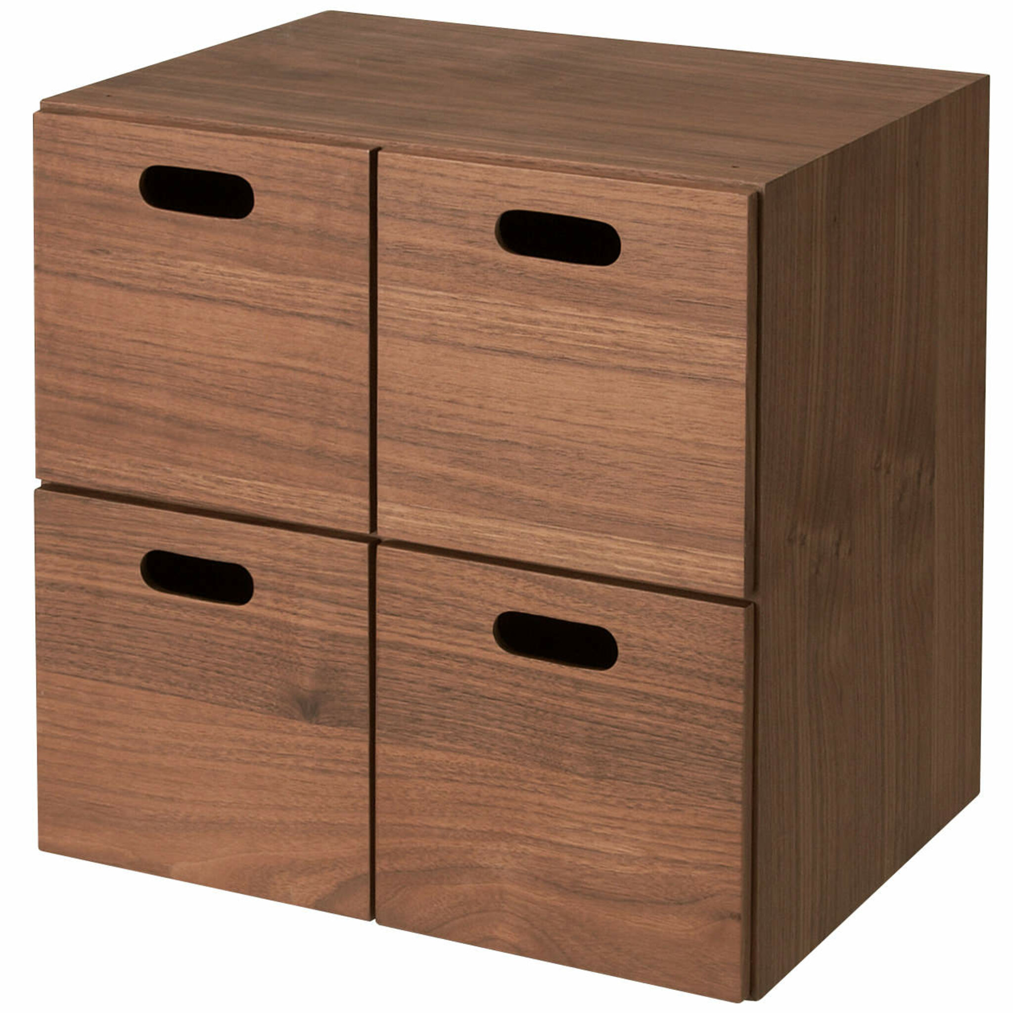 2x2 Lådset I Valnöt, 37x28x37