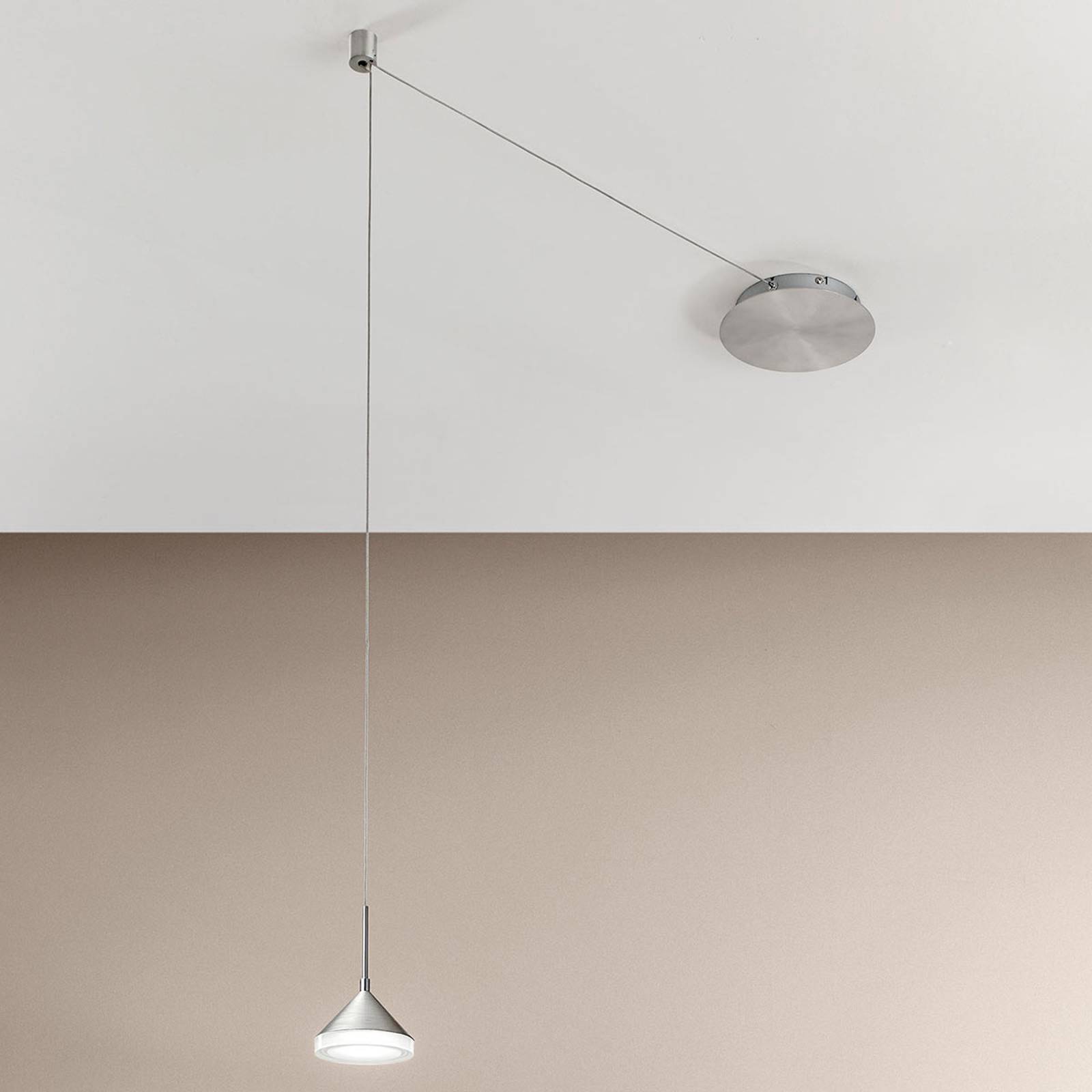 Med 4 kabeluttag LED-pendellampa Isabella