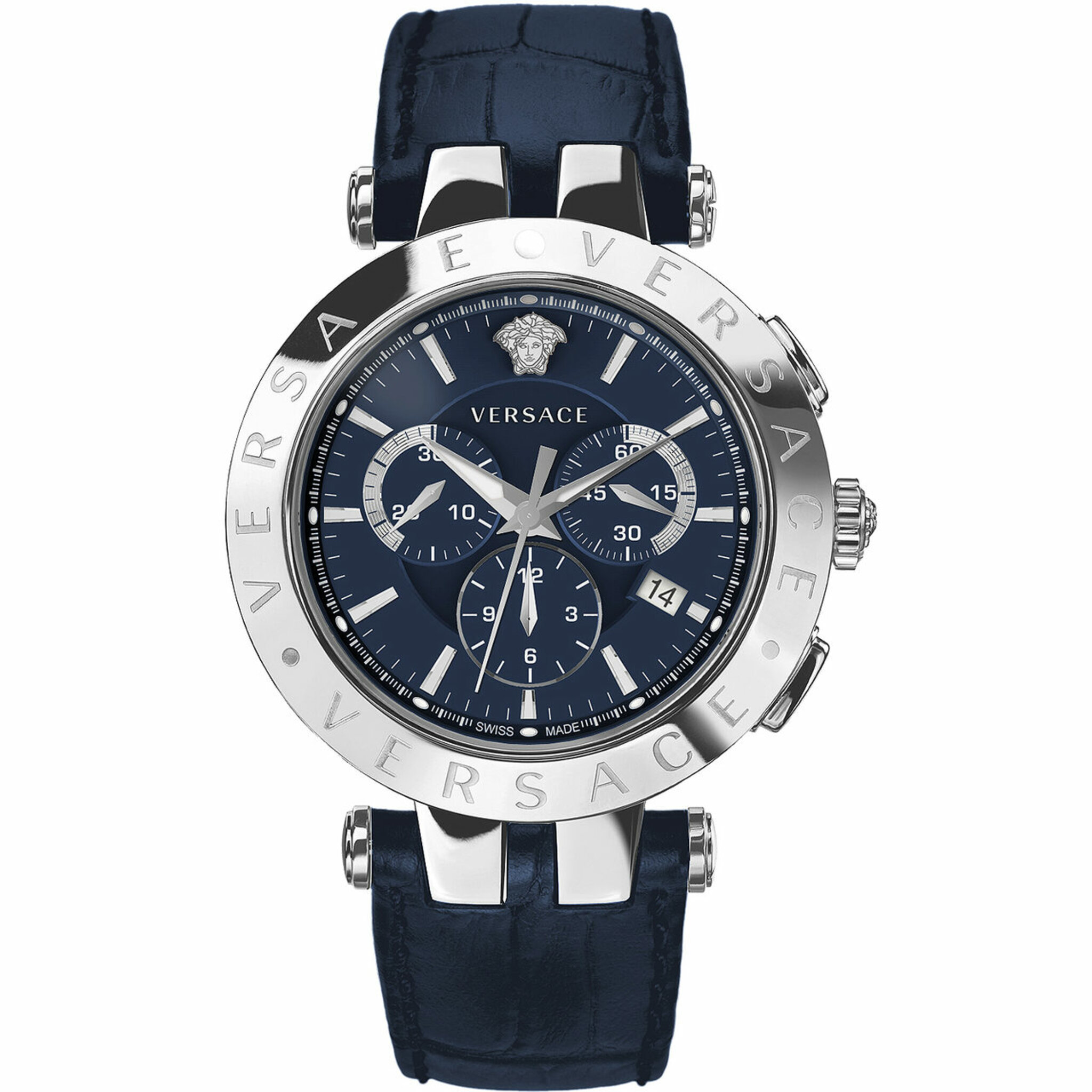 Verq00620, Quartz, 42mm, 5atm, silver
