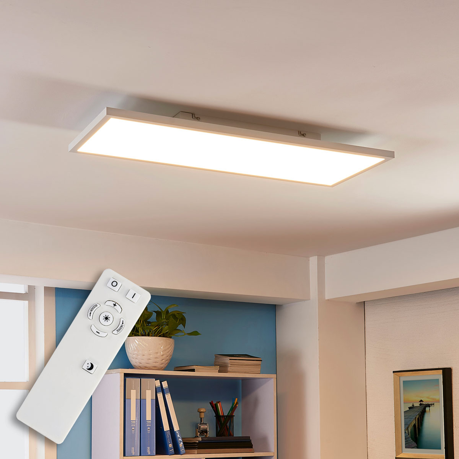 Arcchio Philia LED-panel, CCT, 80 x 29,5 cm