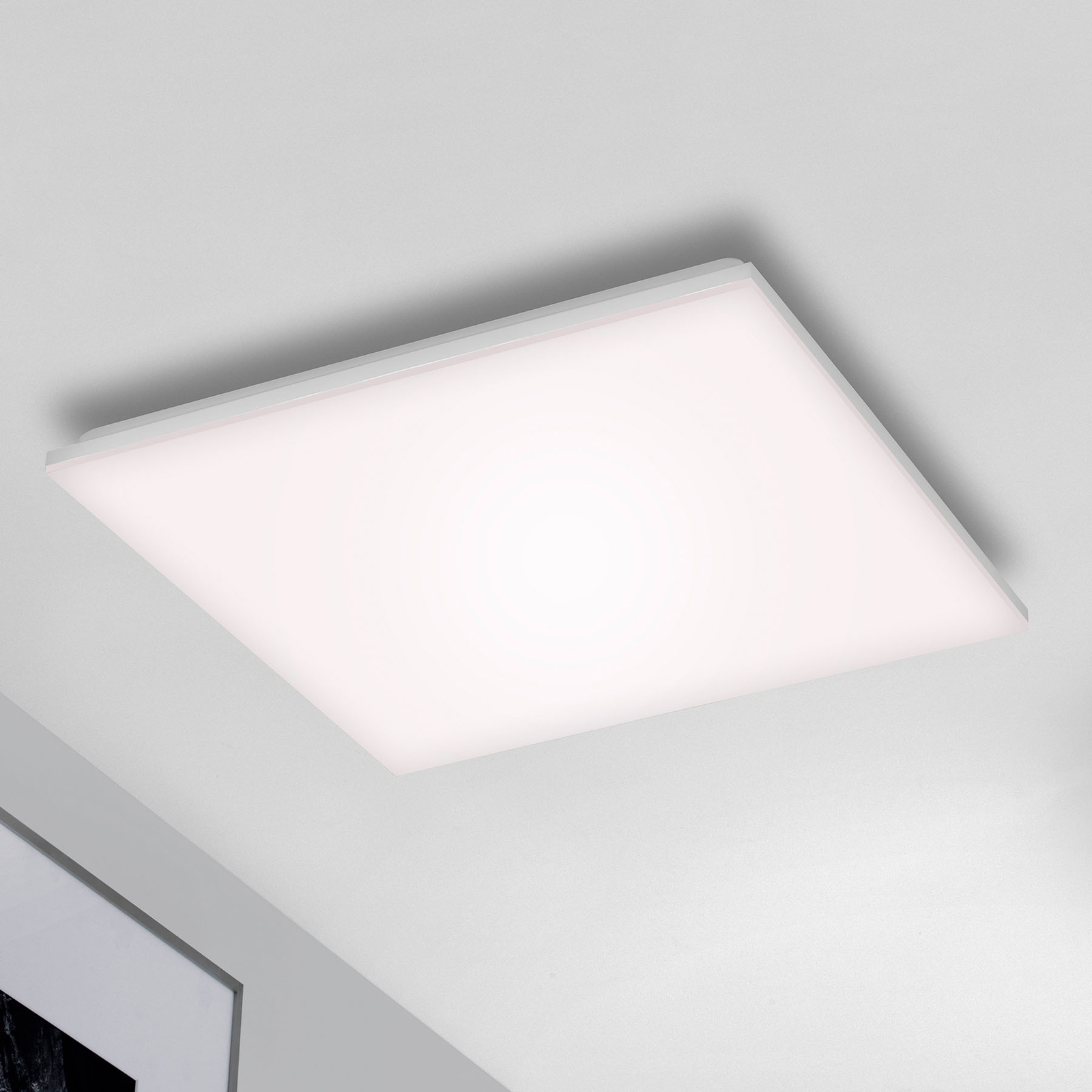 LED-taklampa Frameless RGBW, 60 x 60 cm